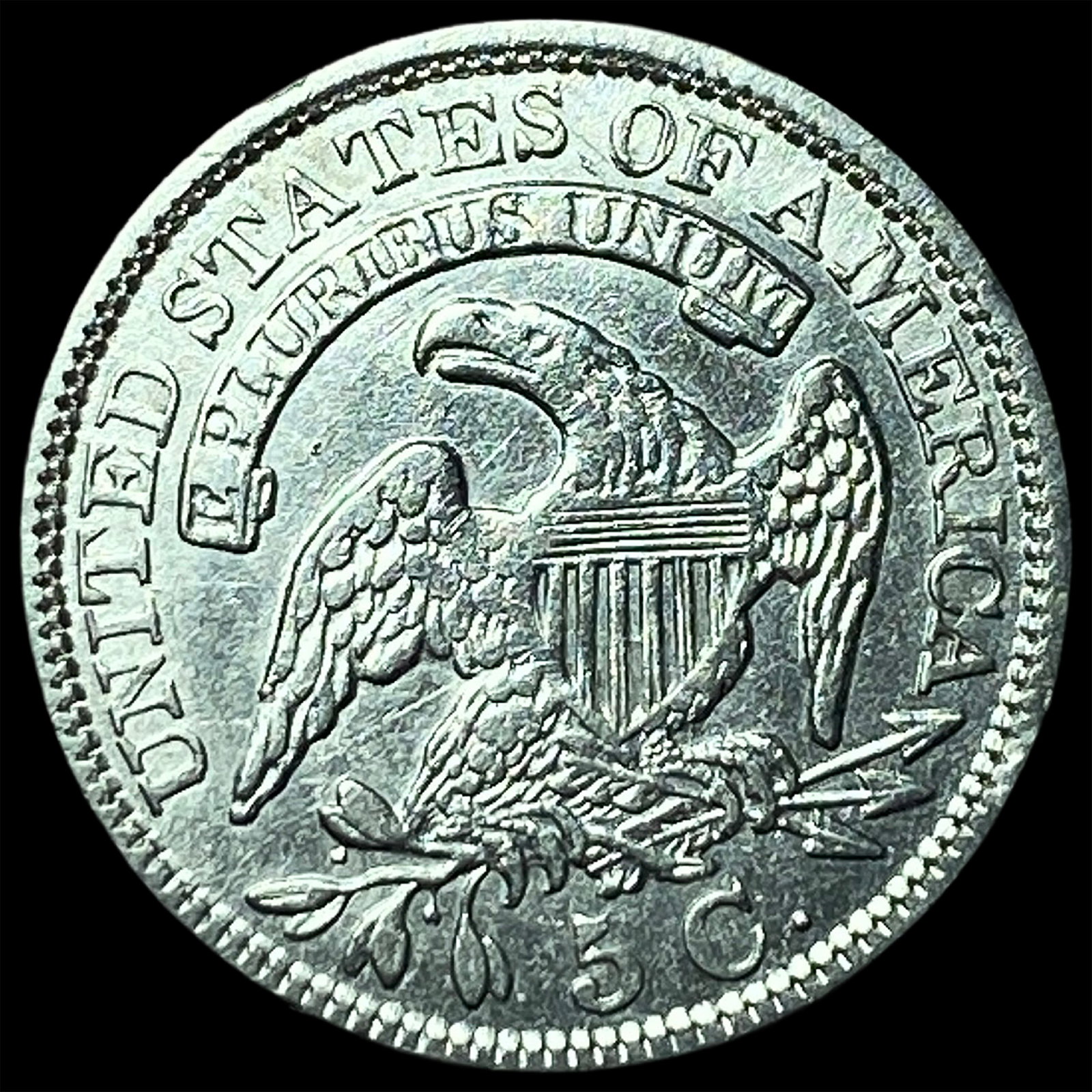 1831 Capped Bust Silver Half Dime UNCIRCULATED - 2
