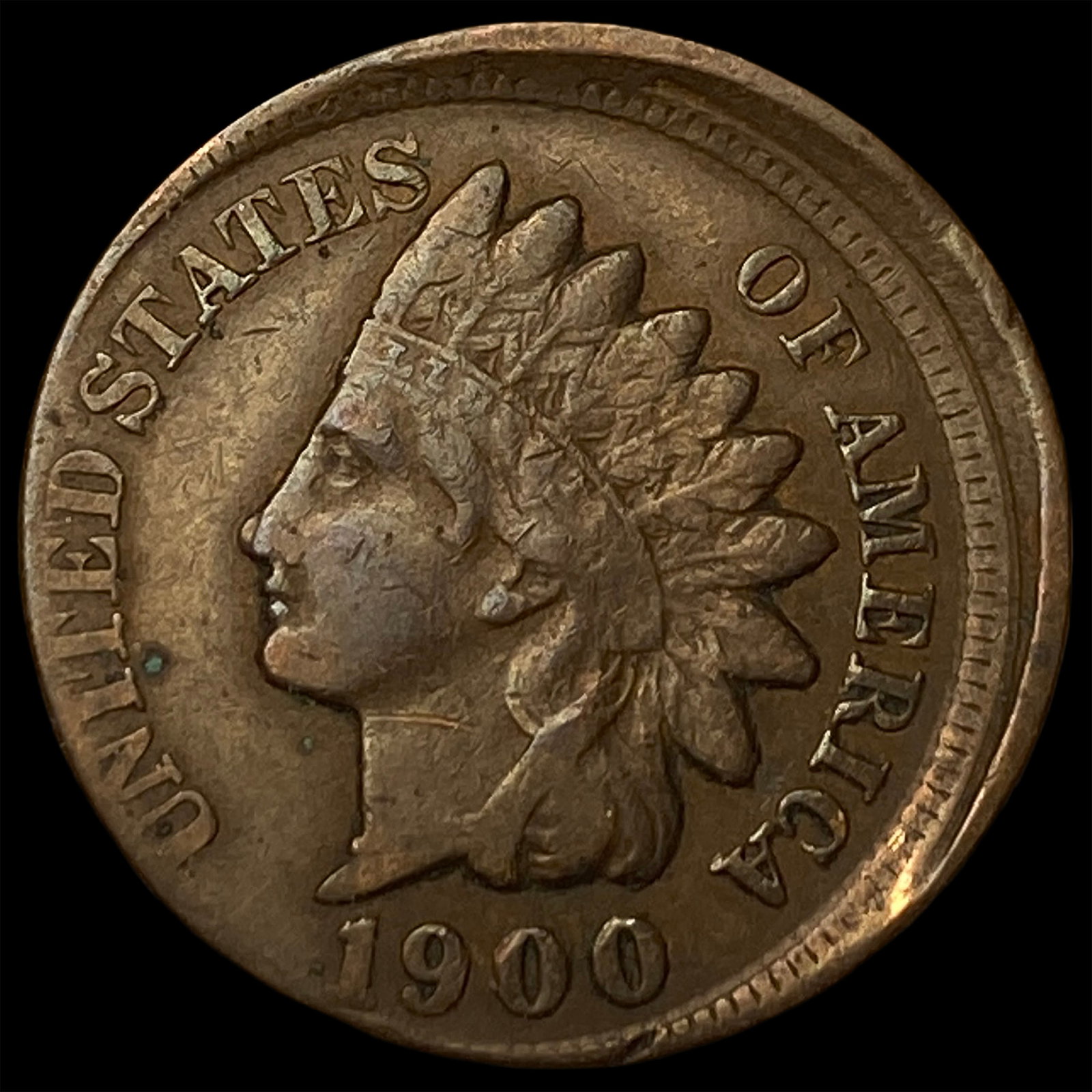 1900 Indian Head Cent NEARLY UNCIRCULATED: 1900 Indian Head Cent NEARLY UNCIRCULATED