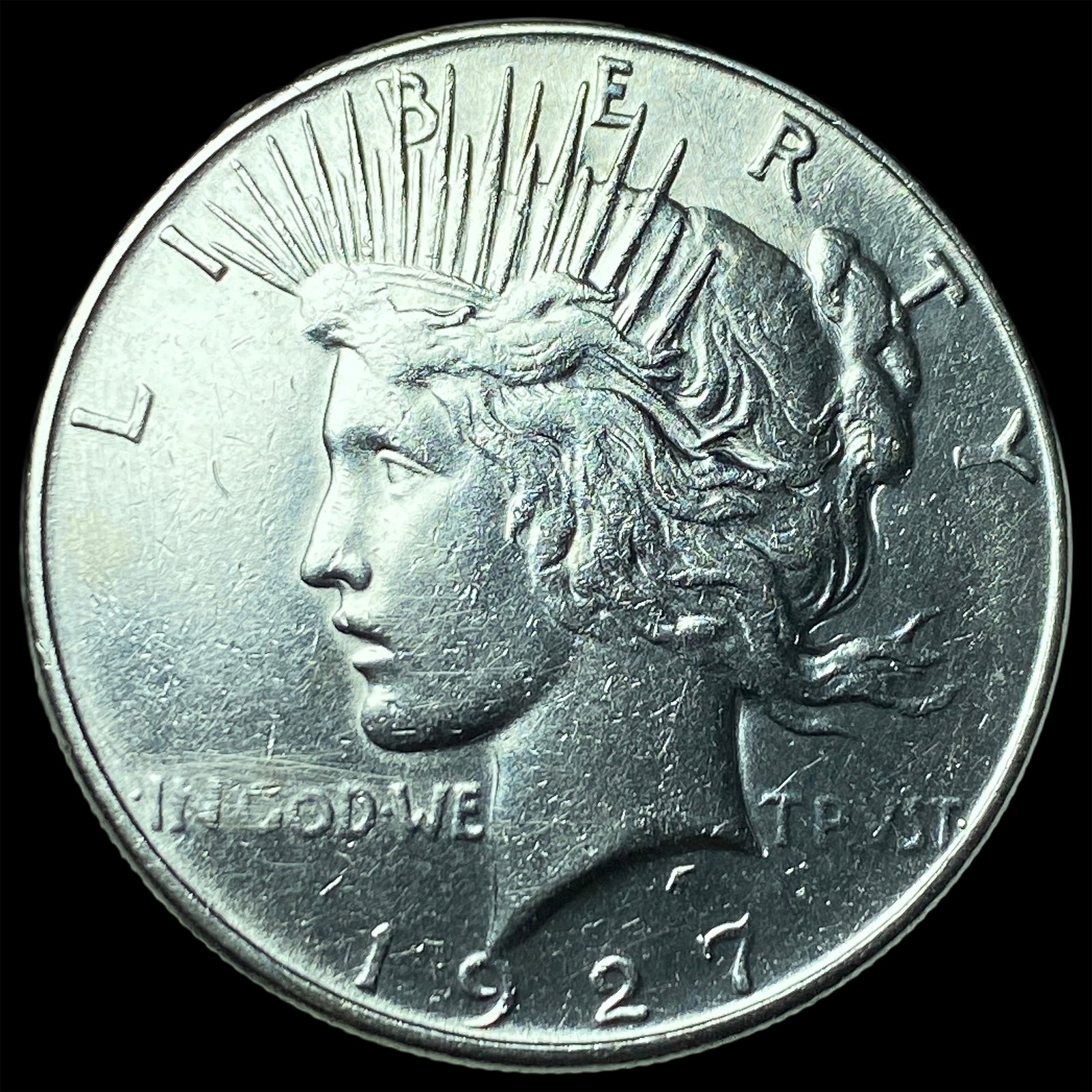 1927-S Silver Peace Dollar UNCIRCULATED: 1927-S Silver Peace Dollar UNCIRCULATED