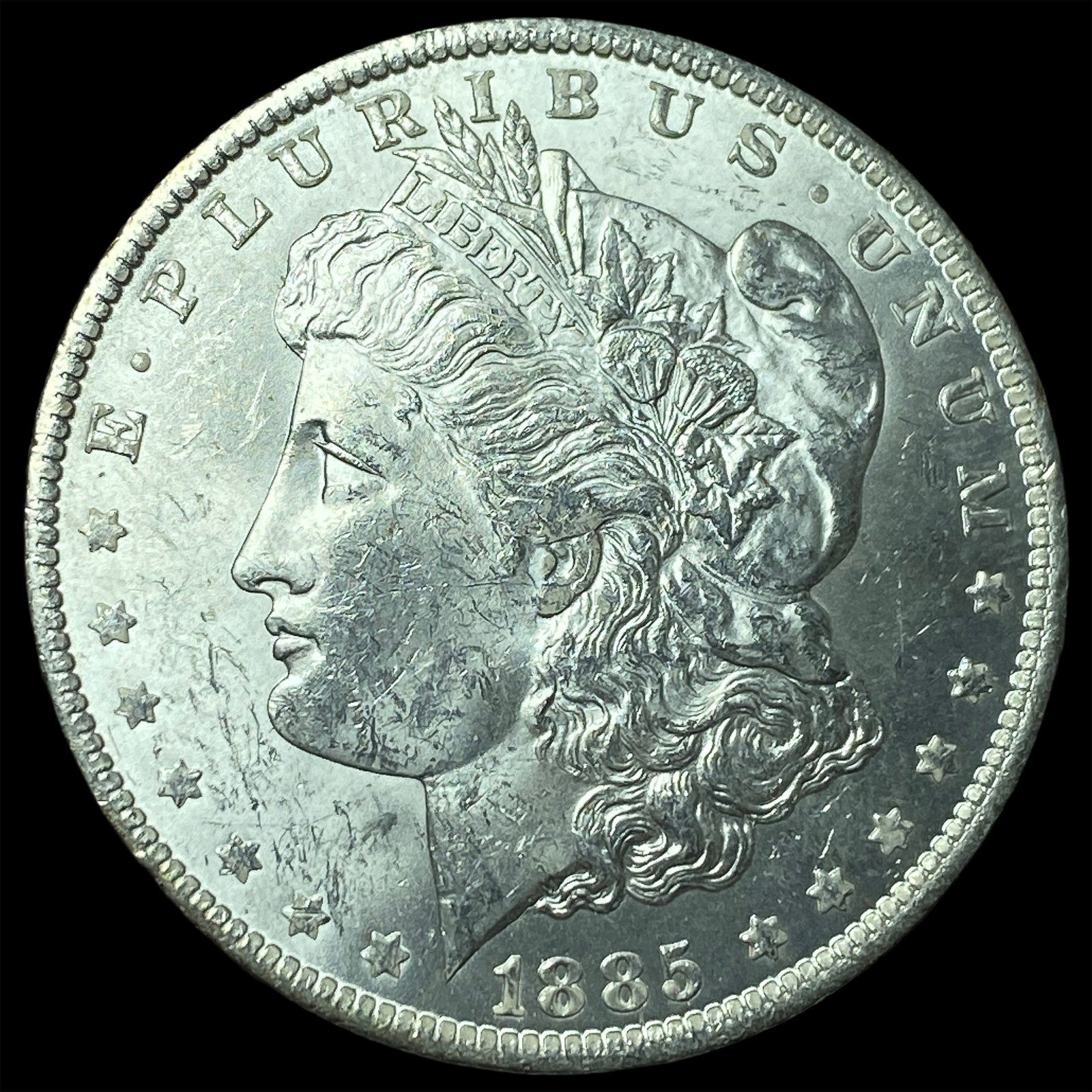 1885-O Silver Morgan Dollar CHOICE BU: 1885-O Silver Morgan Dollar CHOICE BU