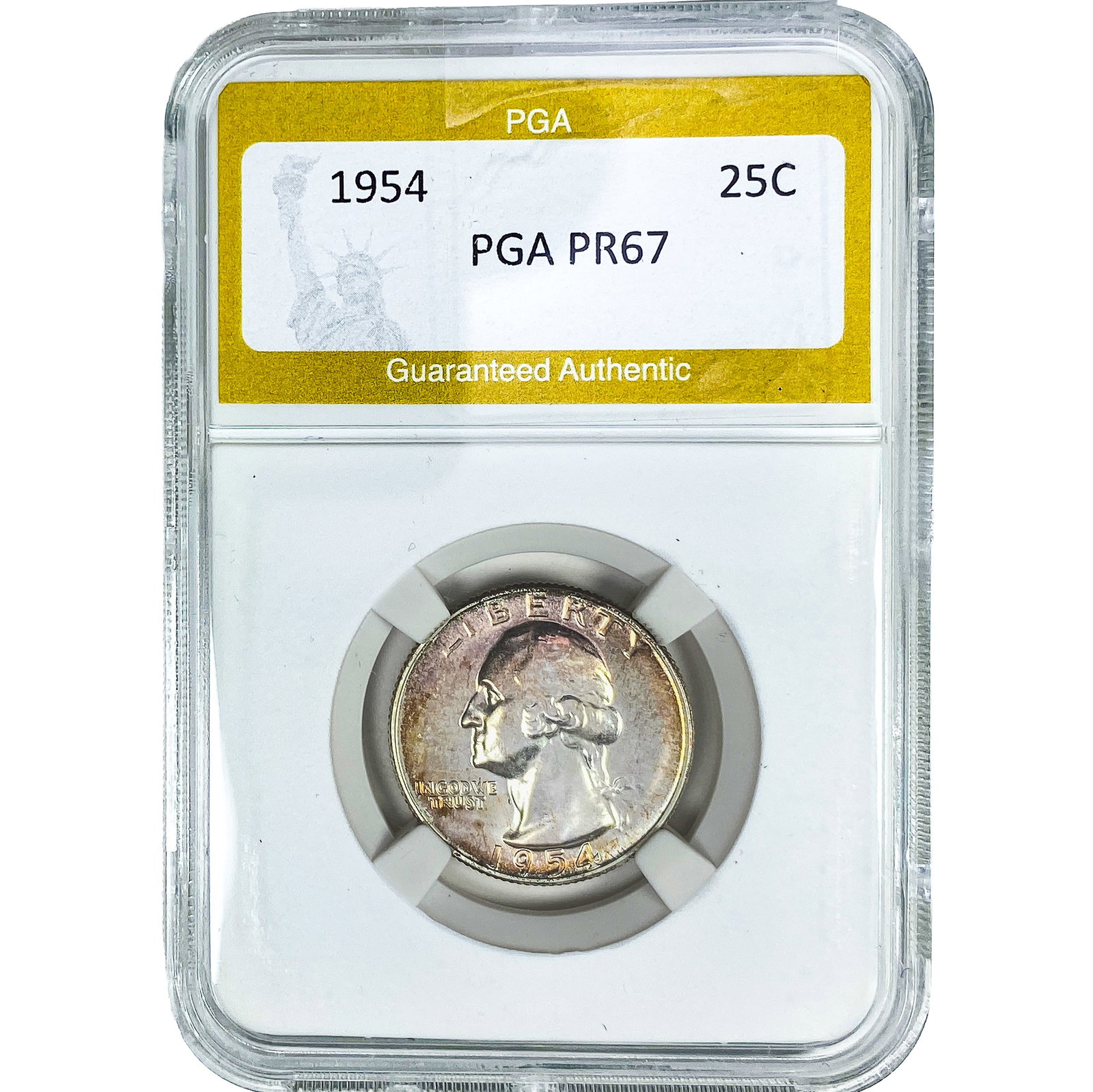 1954 Washington Silver Quarter PGA PR67: 1954 Washington Silver Quarter PGA PR67