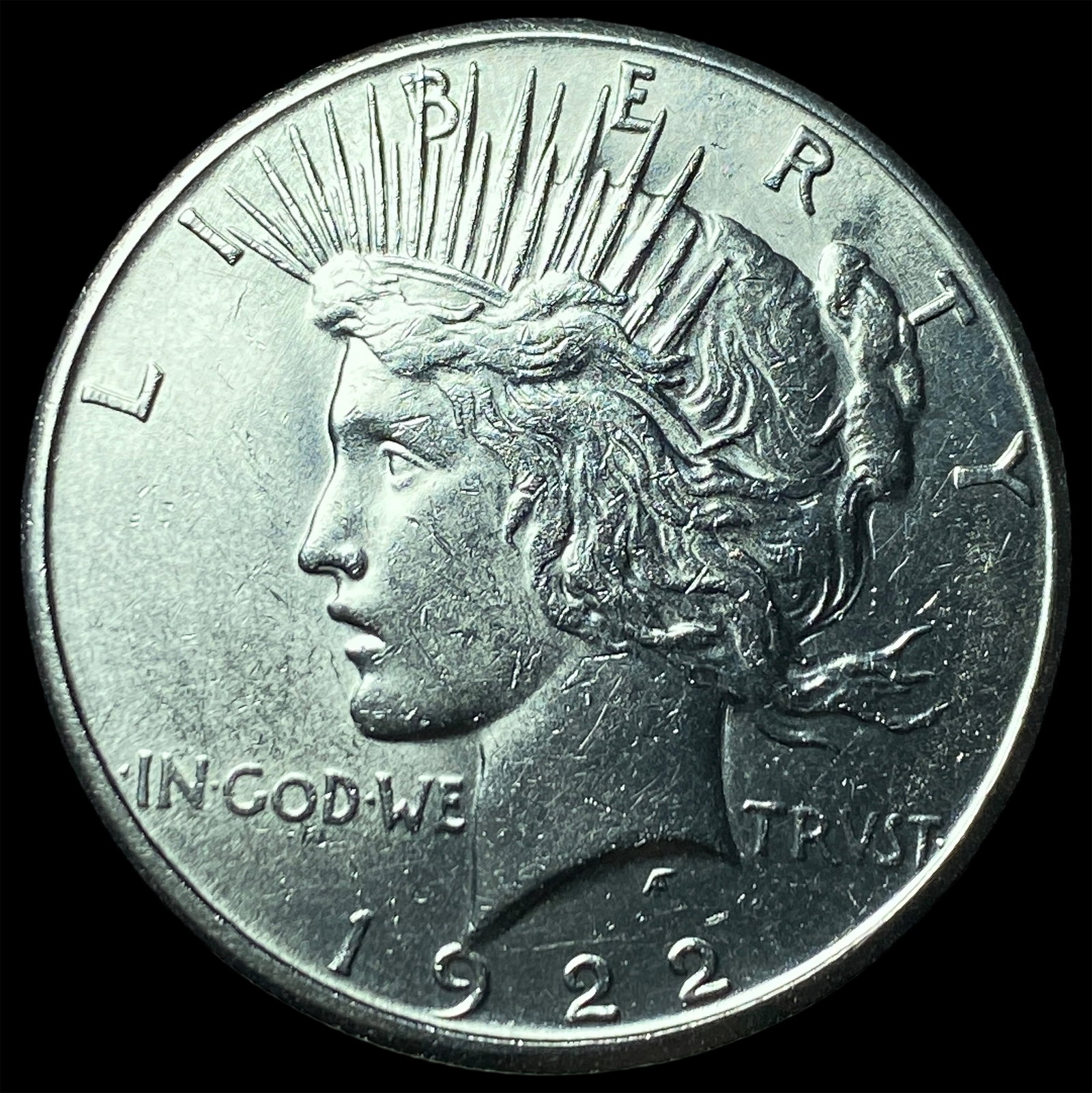 1922 Silver Peace Dollar UNCIRCULATED: 1922 Silver Peace Dollar UNCIRCULATED