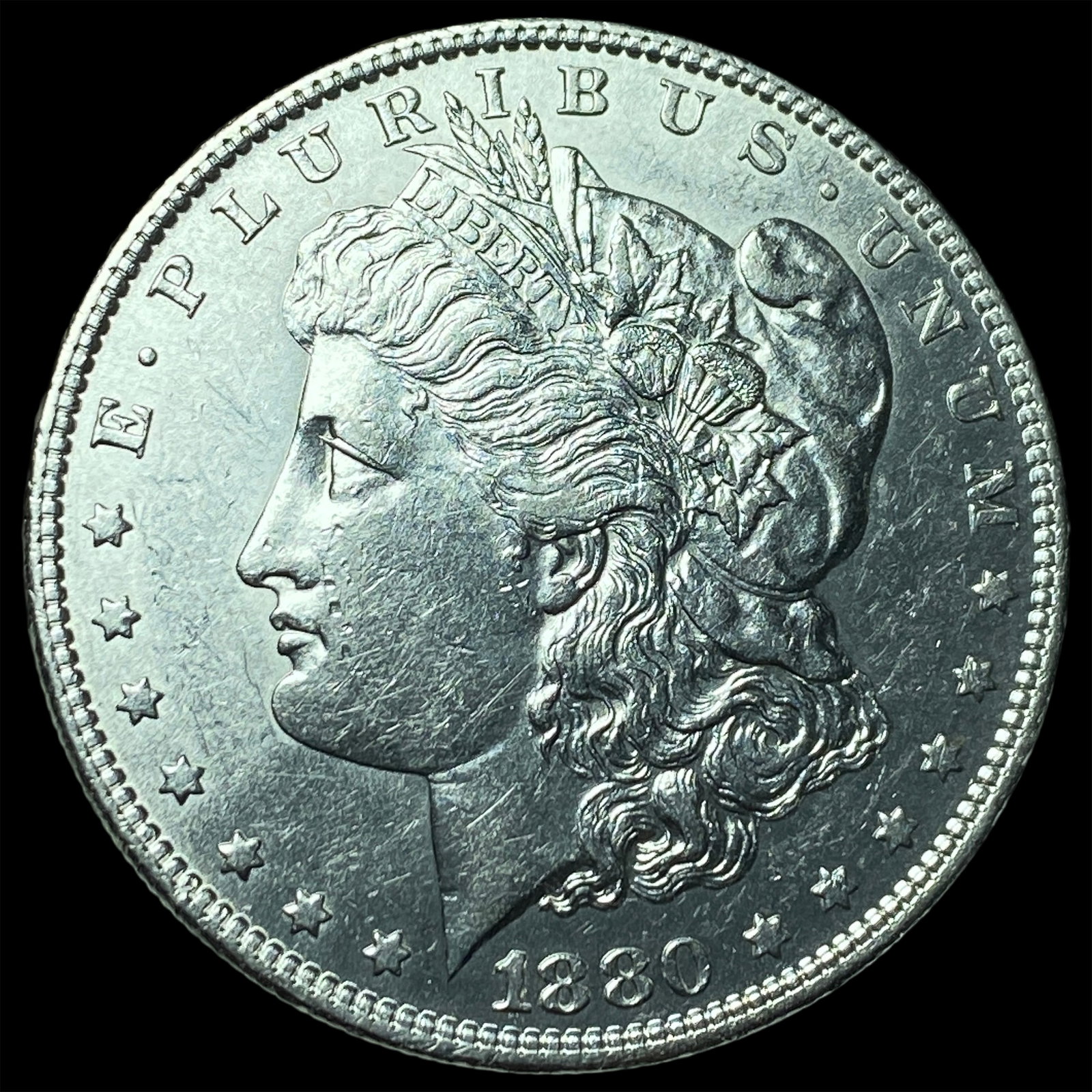 1880-S Silver Morgan Dollar CHOICE BU: 1880-S Silver Morgan Dollar CHOICE BU