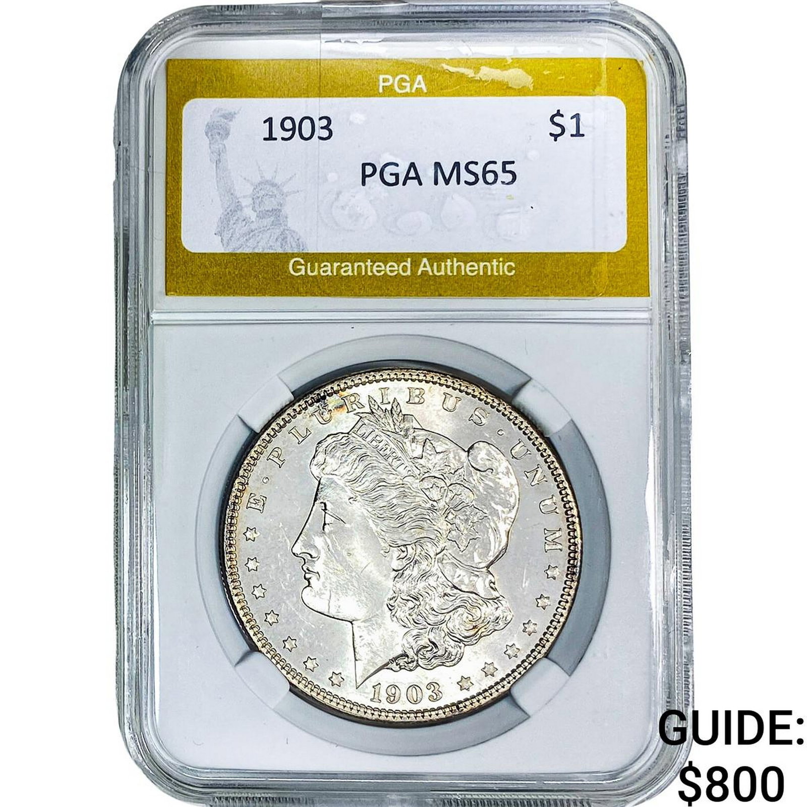 1903 Morgan Silver Dollar PGA MS65: 1903 Morgan Silver Dollar PGA MS65