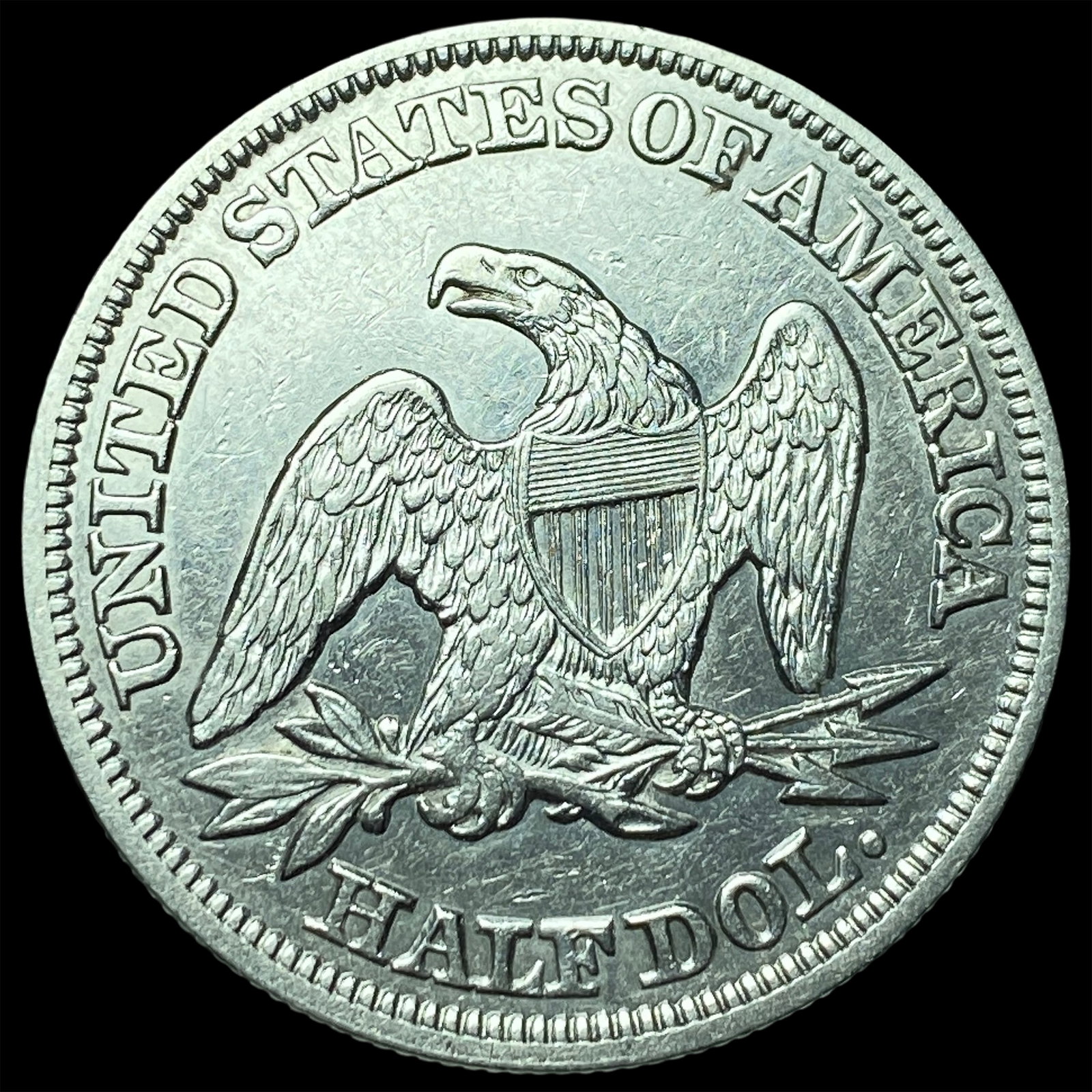 1857 Silver Half Dollar UNCIRCULATED - 2