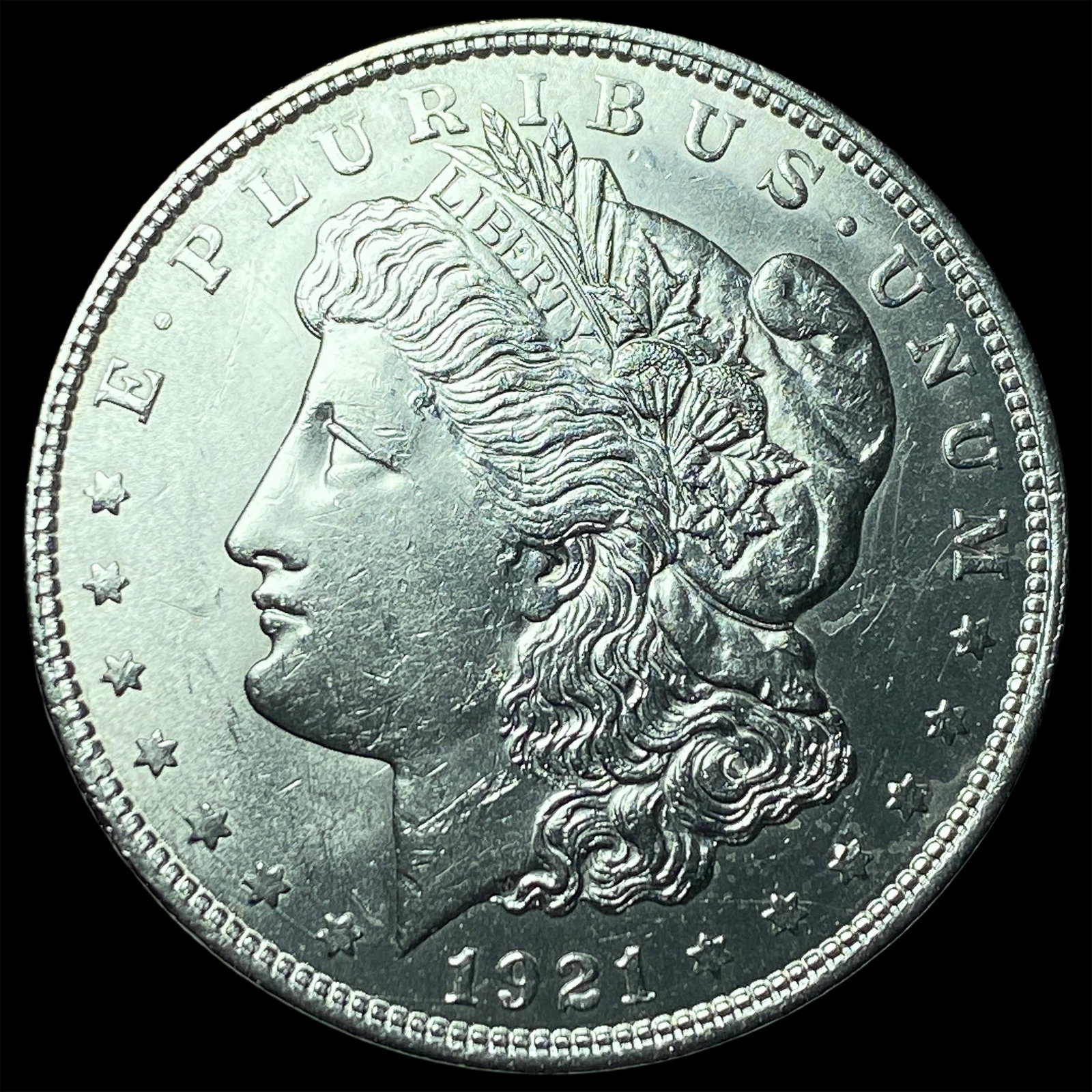 1921 Silver Morgan Dollar UNCIRCULATED: 1921 Silver Morgan Dollar UNCIRCULATED