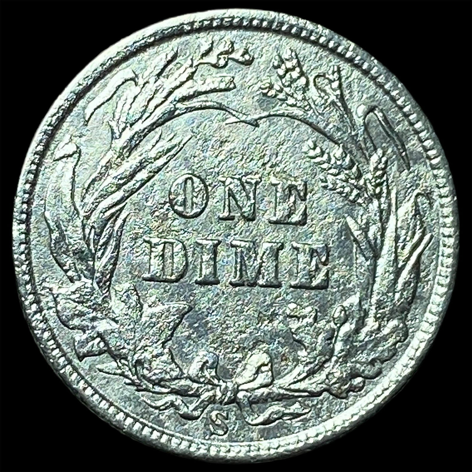 1908-S Silver Barber Dime HIGH GRADE - 2