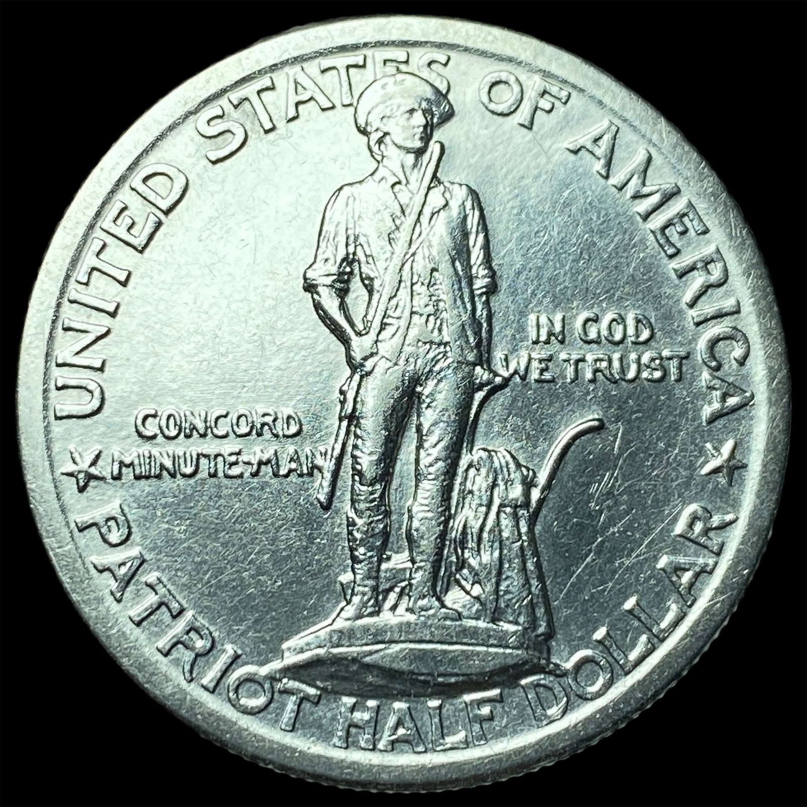 1925 Silver Lexington-Concord Half Dollar CLOSELY UNCIRCULATED (1 of 2)