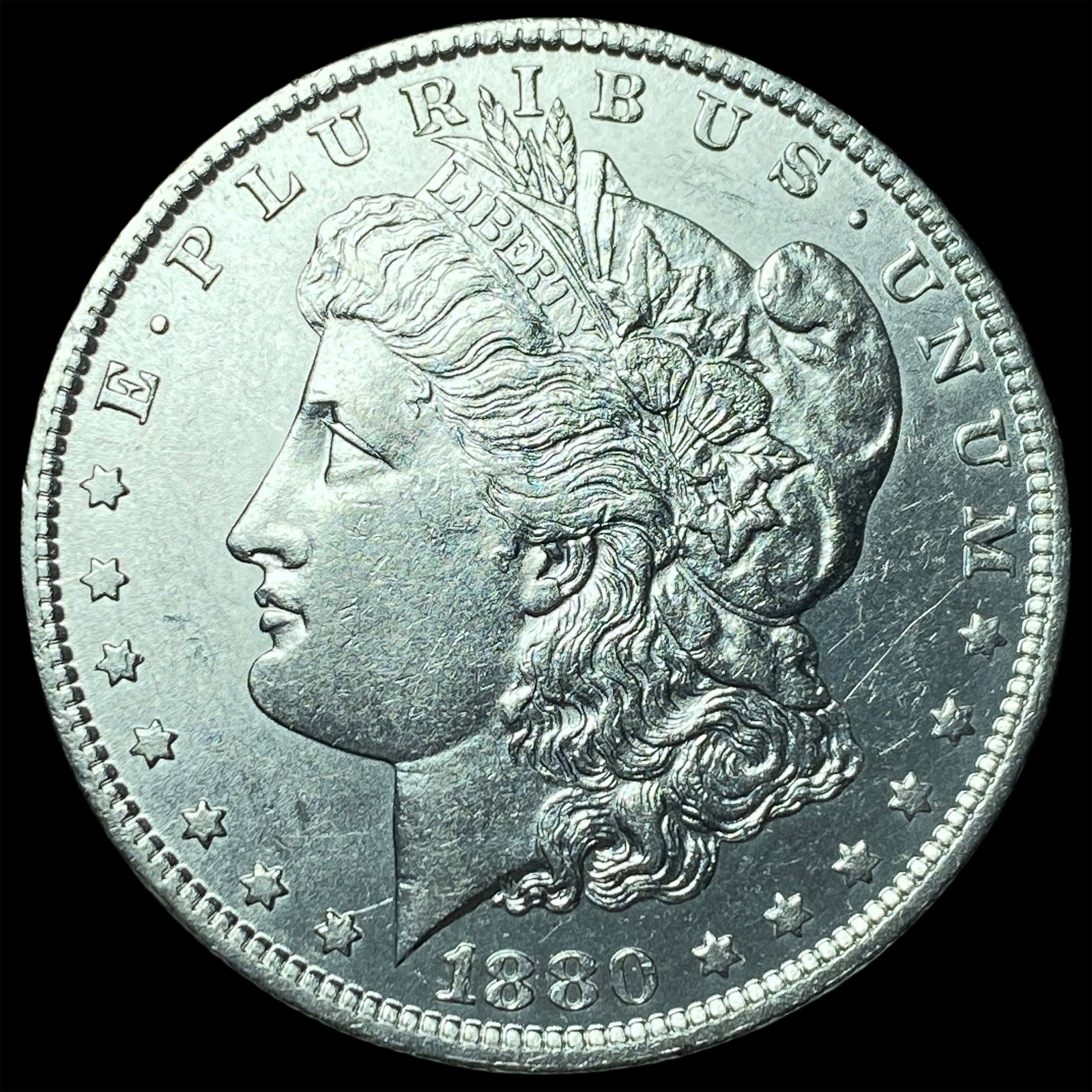 1880-S Silver Morgan Dollar UNCIRCULATED: 1880-S Silver Morgan Dollar UNCIRCULATED