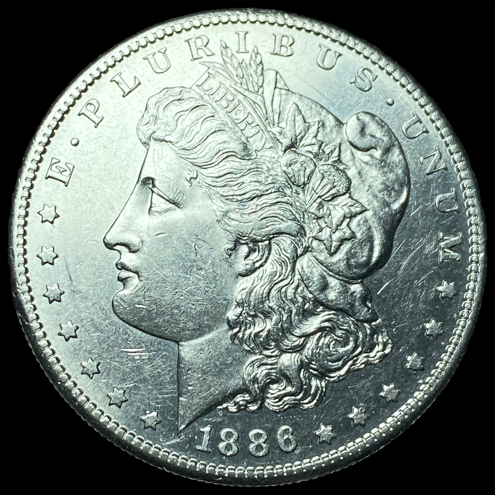 1886-S Silver Morgan Dollar UNCIRCULATED: 1886-S Silver Morgan Dollar UNCIRCULATED