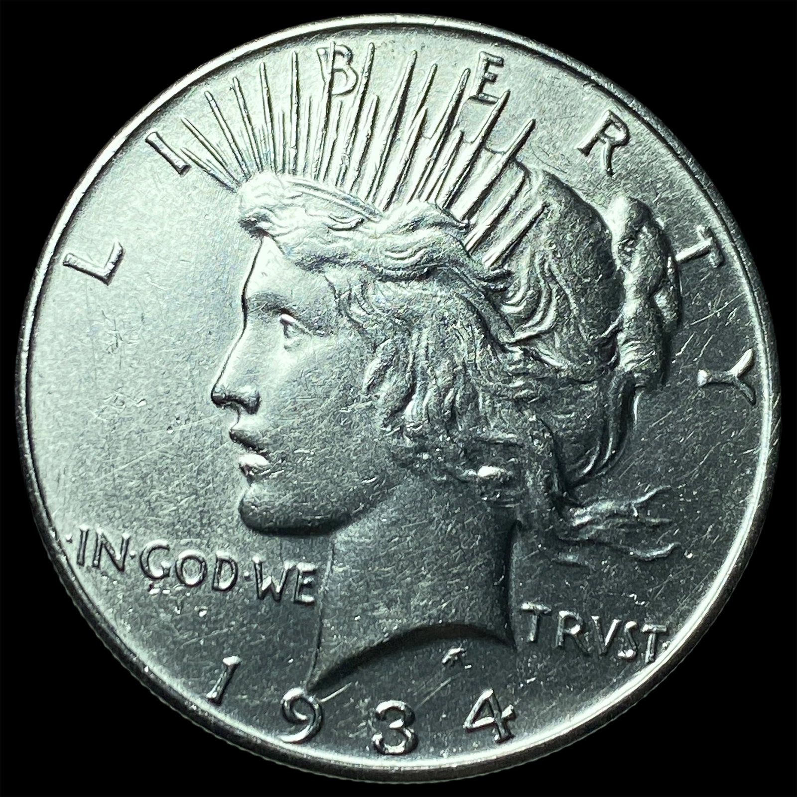 1934 Peace Silver Dollar UNCIRCULATED: 1934 Peace Silver Dollar UNCIRCULATED