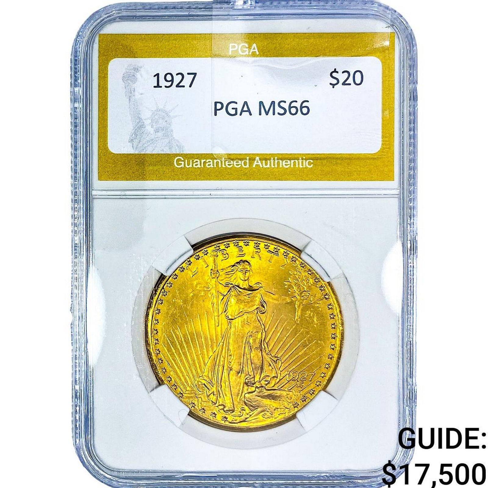 1927 $20 Gold Double Eagle PGA MS66 (1 of 2)