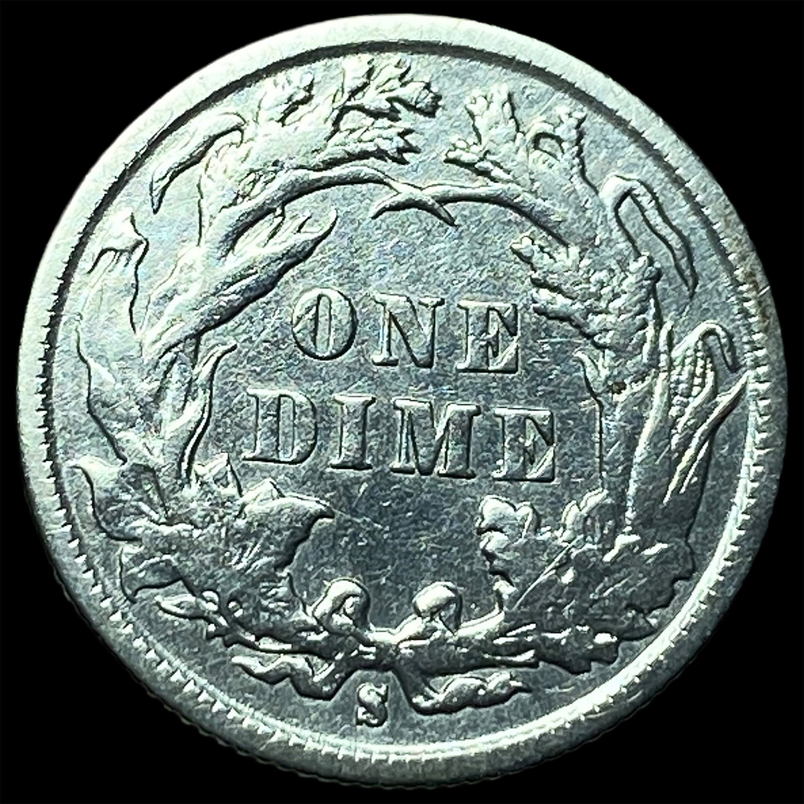 1891-S Silver Dime UNCIRCULATED - 2
