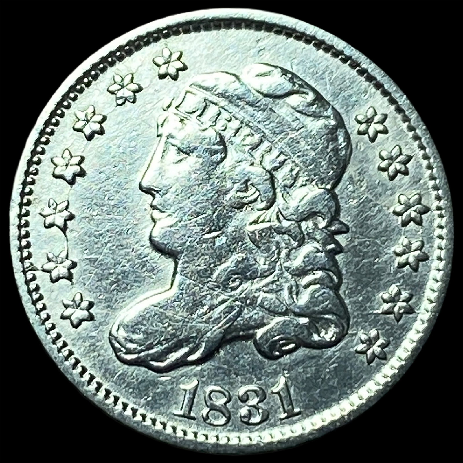 1831 Capped Bust Half Dime UNCIRCULATED: 1831 Capped Bust Half Dime UNCIRCULATED