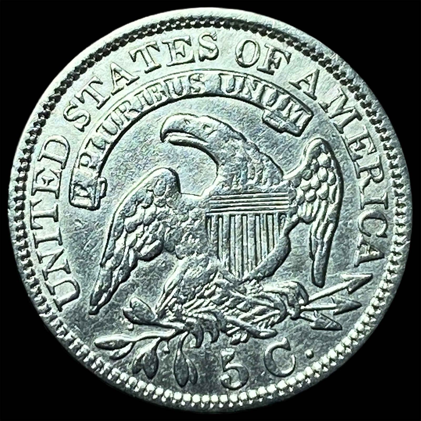 1831 Capped Bust Half Dime UNCIRCULATED - 2