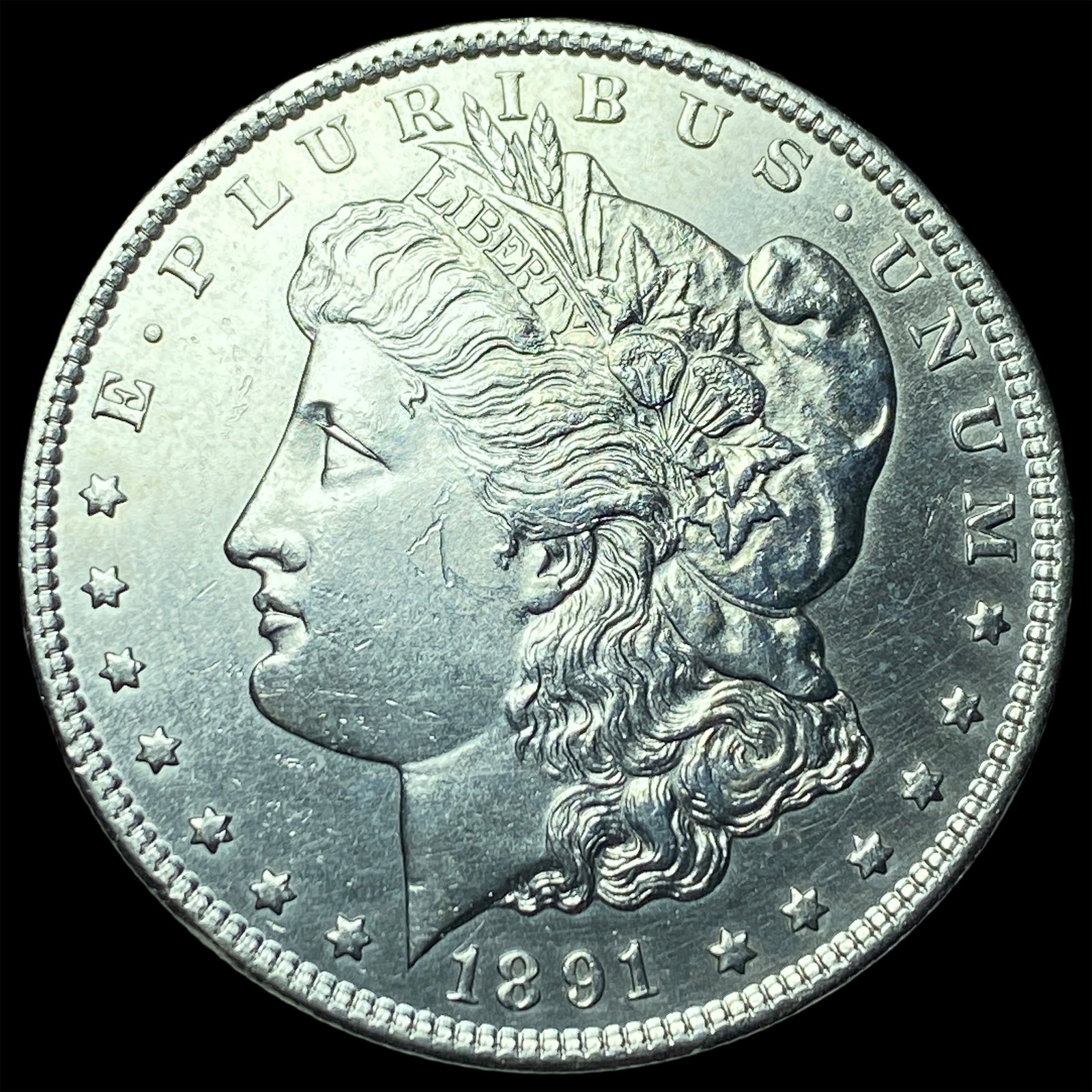1891-CC Silver Morgan Dollar UNCIRCULATED: 1891-CC Silver Morgan Dollar UNCIRCULATED
