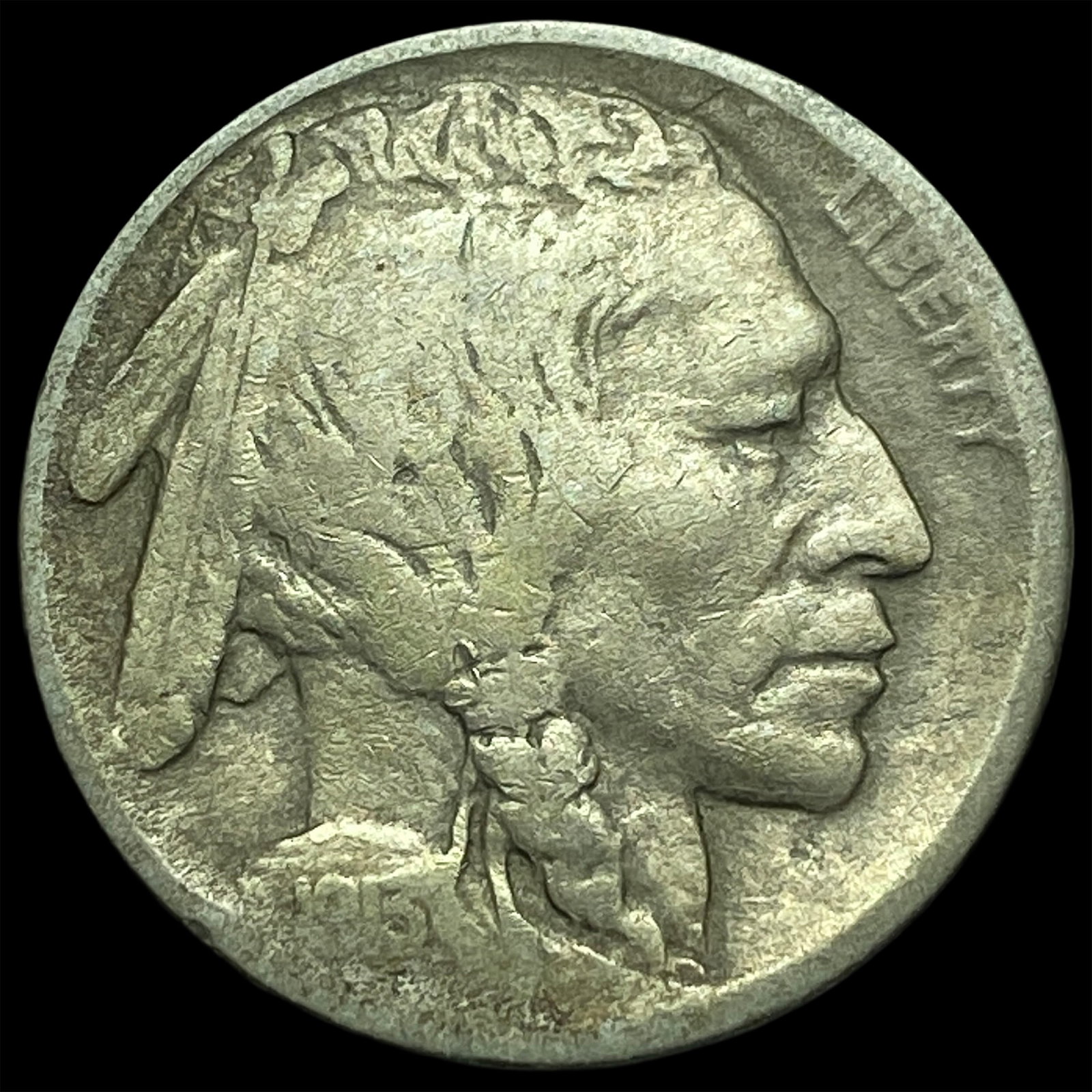1915-D Buffalo Nickel NEARLY UNCIRCULATED: 1915-D Buffalo Nickel NEARLY UNCIRCULATED