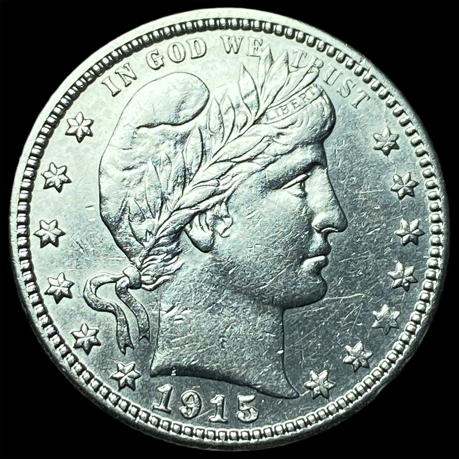 1915 Barber Silver Quarter UNCIRCULATED: 1915 Barber Silver Quarter UNCIRCULATED