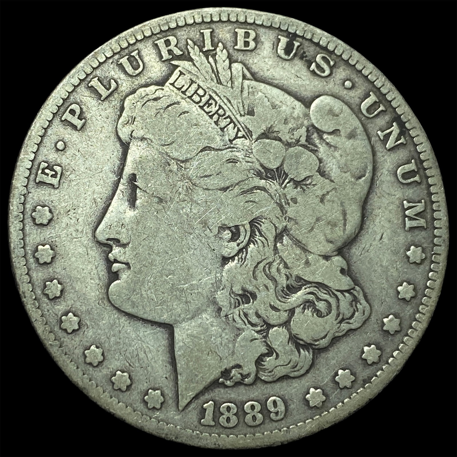 1889 Silver Morgan Dollar LIGHTLY CIRCULATED: 1889 Silver Morgan Dollar LIGHTLY CIRCULATED