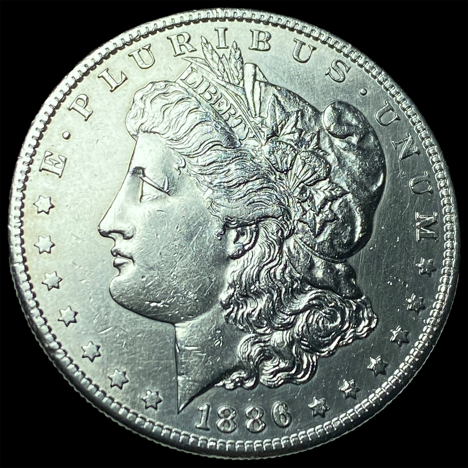 1886 Morgan Silver Dollar UNCIRCULATED: 1886 Morgan Silver Dollar UNCIRCULATED