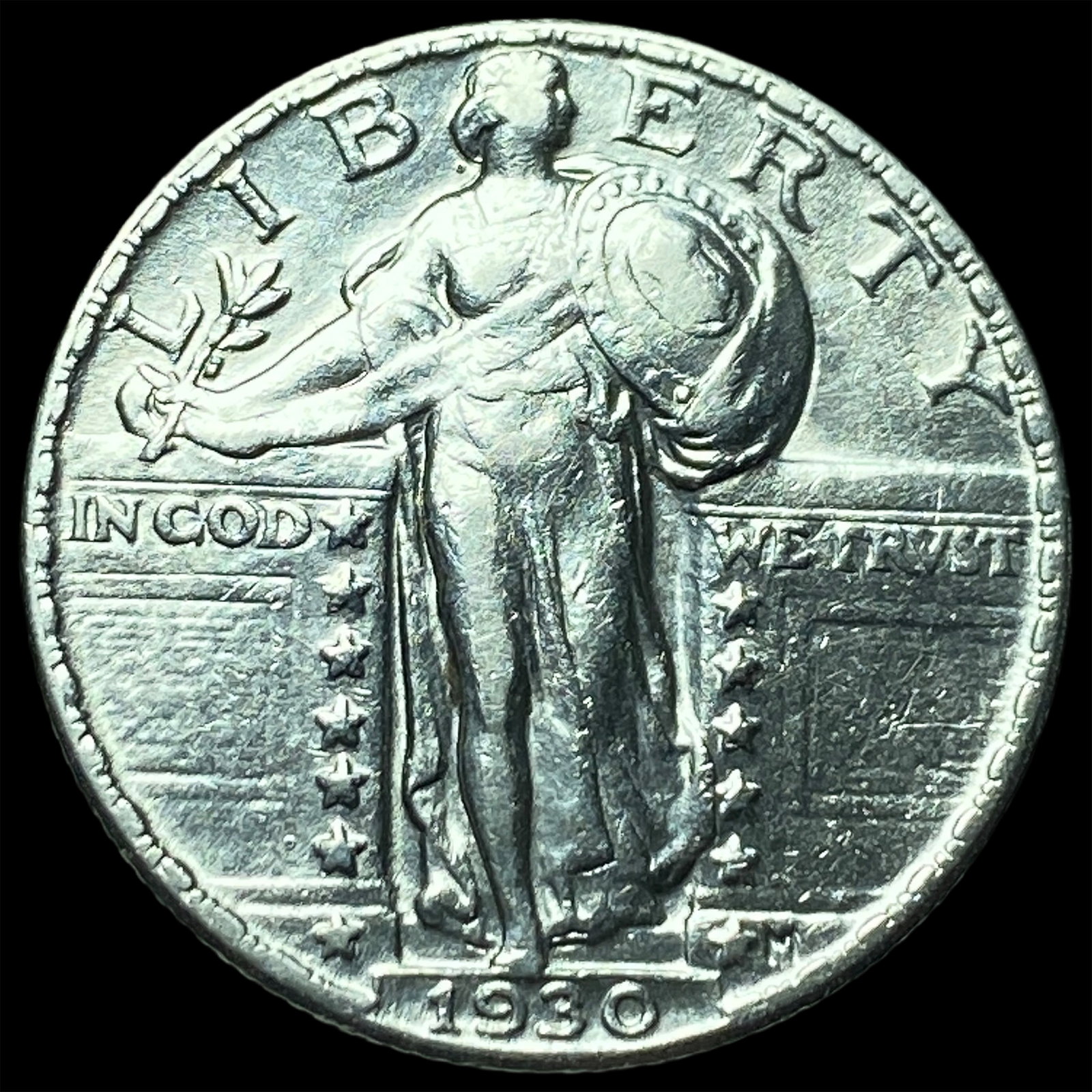 1930-S Silver Standing Liberty Quarter UNCIRCULATED (1 of 2)