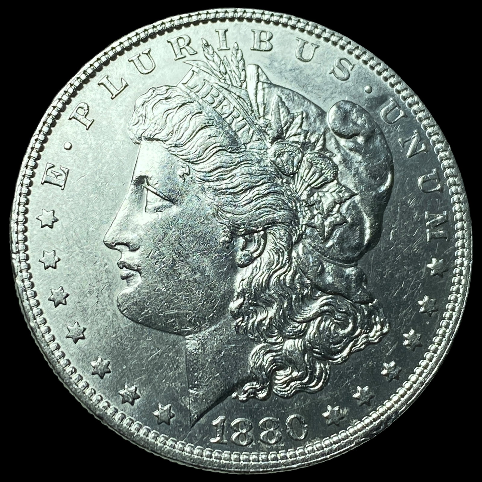 1880-S Silver Morgan Dollar UNCIRCULATED: 1880-S Silver Morgan Dollar UNCIRCULATED