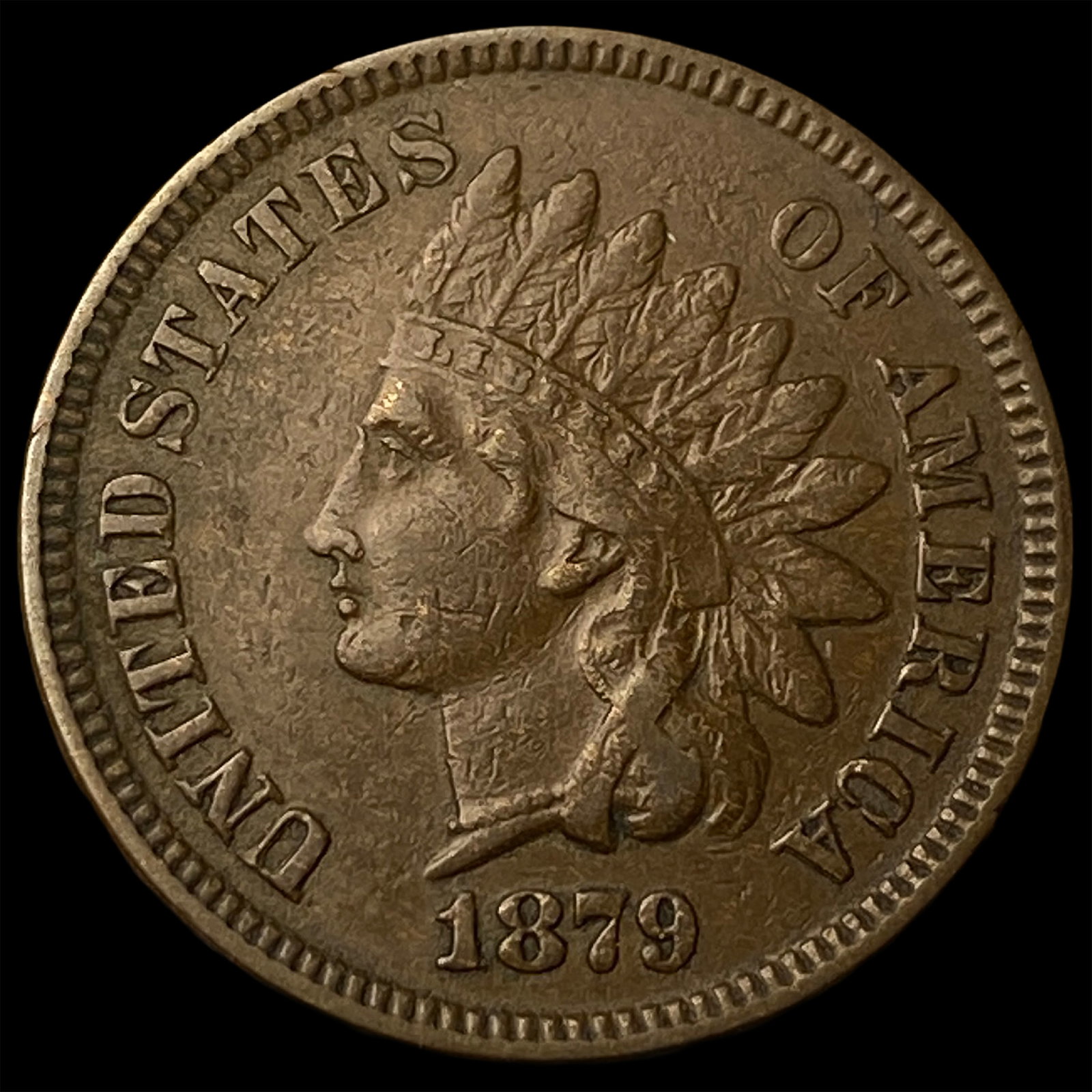 1879 Indian Head Cent CHOICE AU: 1879 Indian Head Cent CHOICE AU