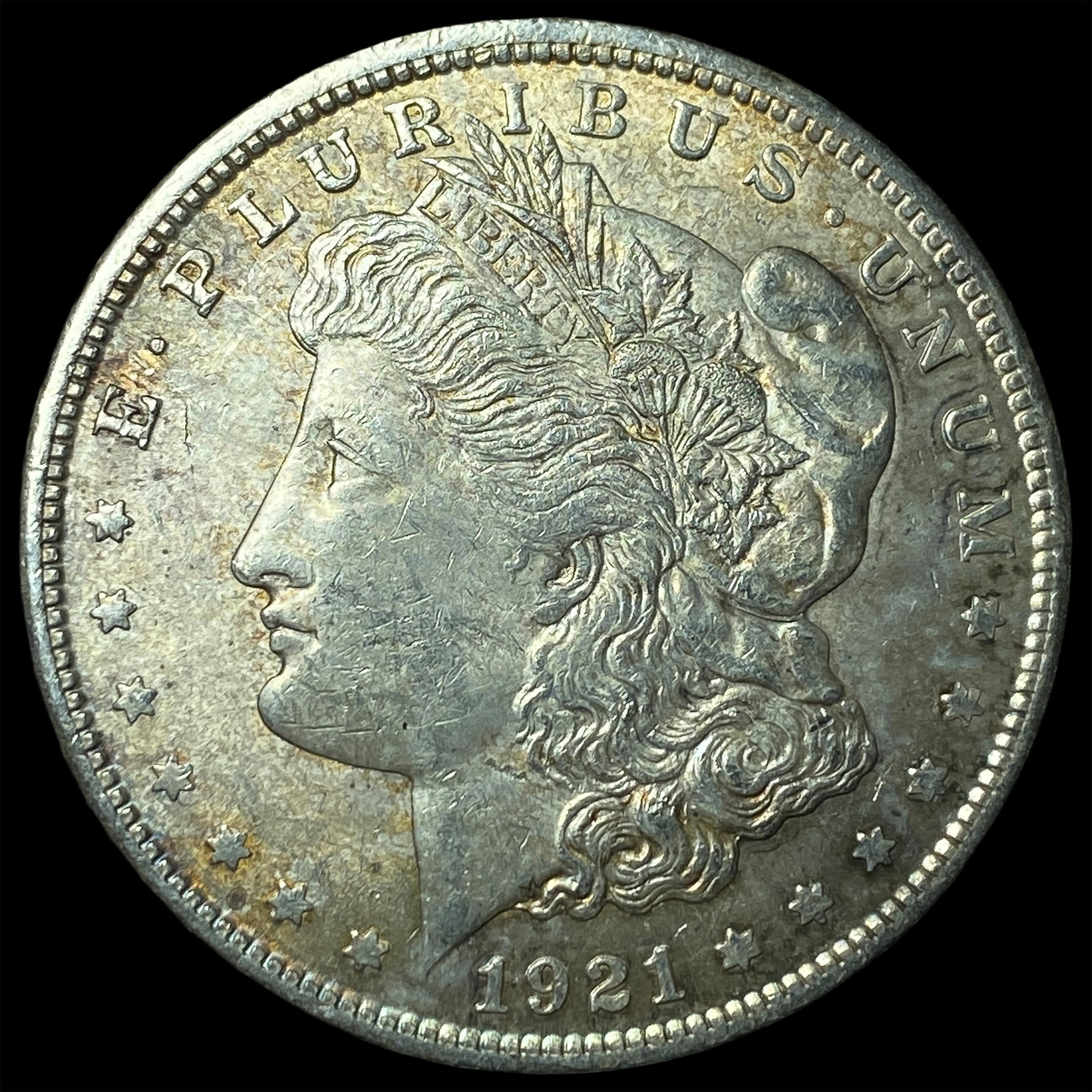 1921 Morgan Silver Dollar CHOICE AU: 1921 Morgan Silver Dollar CHOICE AU