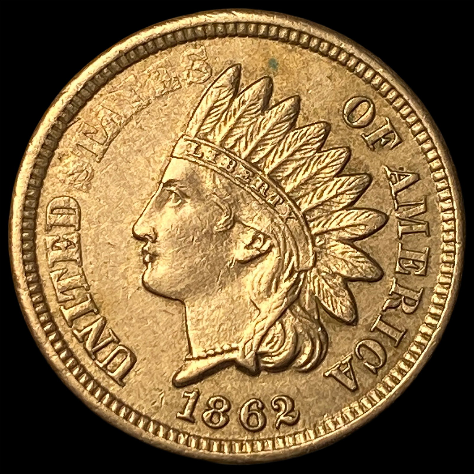 1862 Copper-Nickel Indian Head Cent UNCIRCULATED: 1862 Copper-Nickel Indian Head Cent UNCIRCULATED