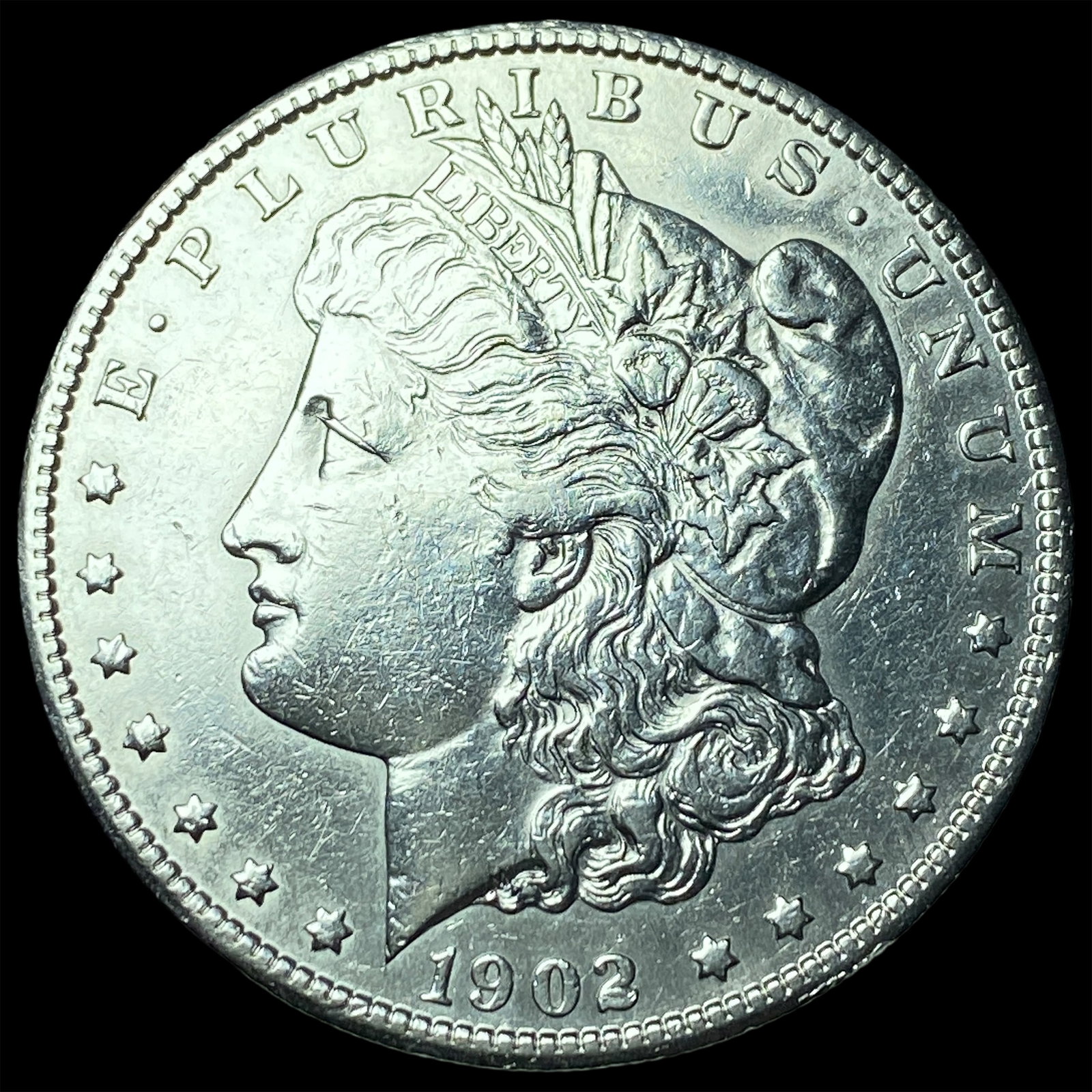 1902-S Silver Morgan Dollar CLOSELY UNCIRCULATED: 1902-S Silver Morgan Dollar CLOSELY UNCIRCULATED