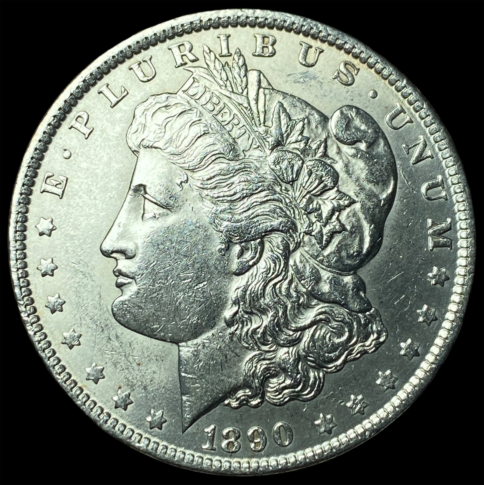 1890 Morgan Silver Dollar CHOICE BU: 1890 Morgan Silver Dollar CHOICE BU