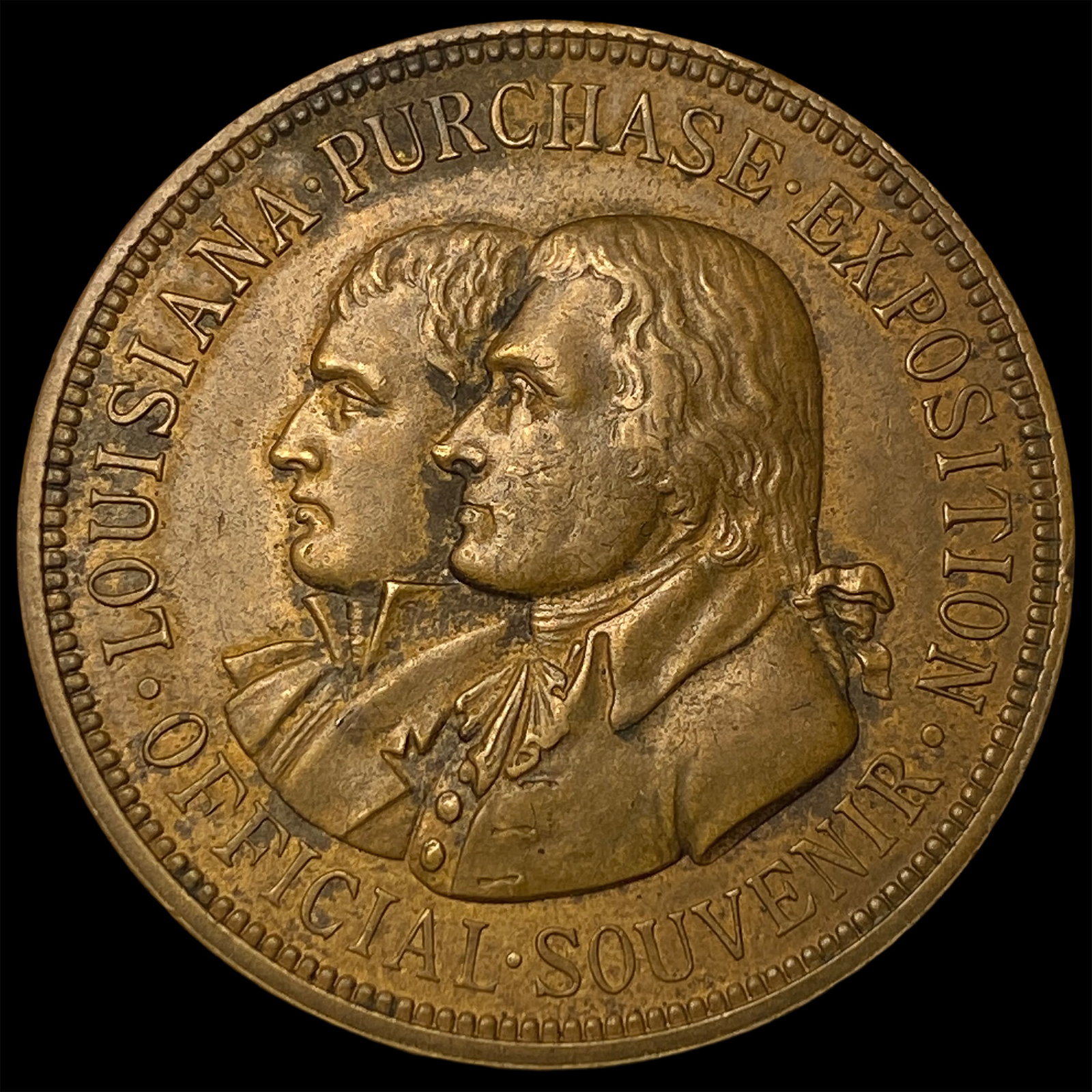 Louisiana Purchase Exposition 1904 Souvenir Medal HIGH GRADE (1 of 2)