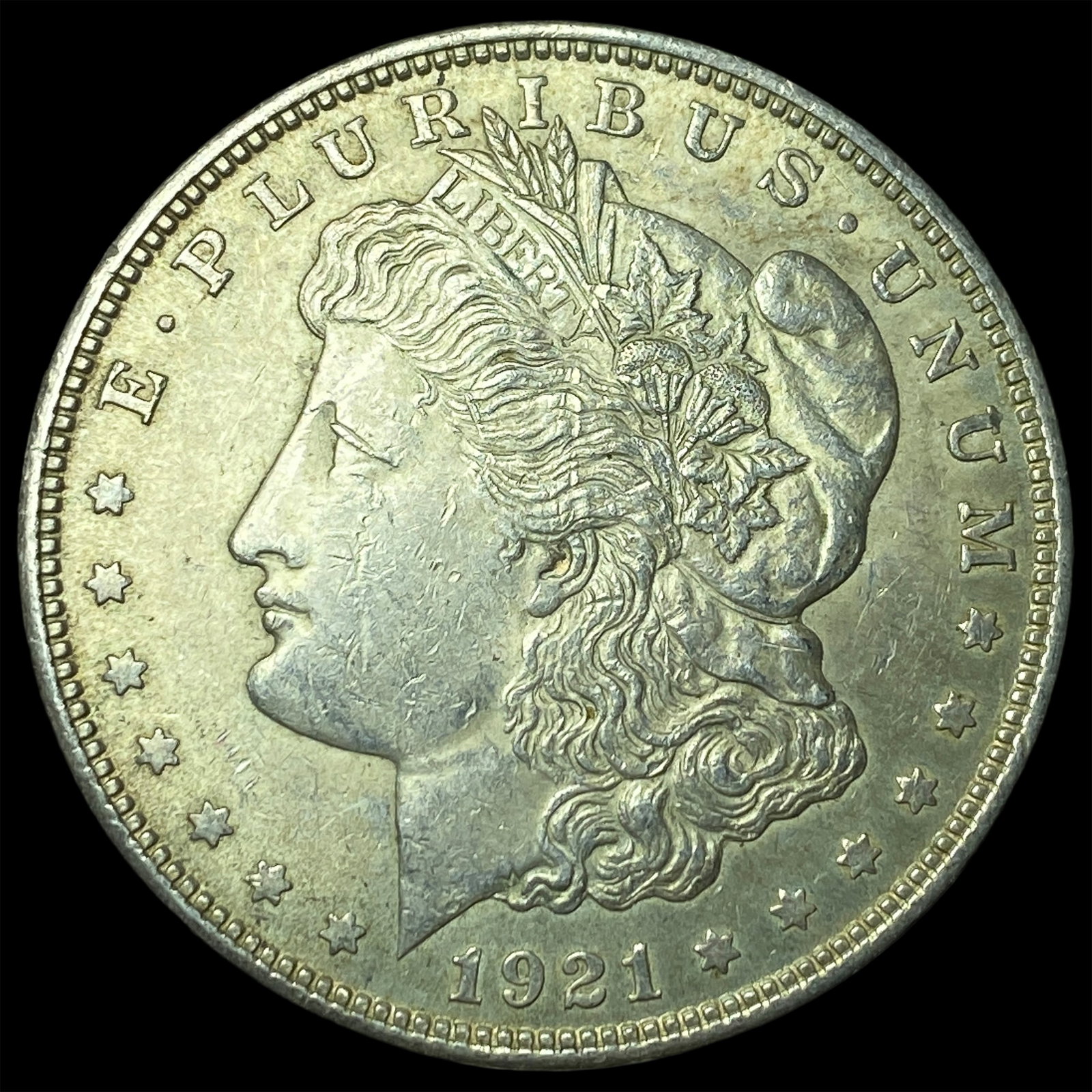 1921 Morgan Silver Dollar CLOSELY UNCIRCULATED: 1921 Morgan Silver Dollar CLOSELY UNCIRCULATED