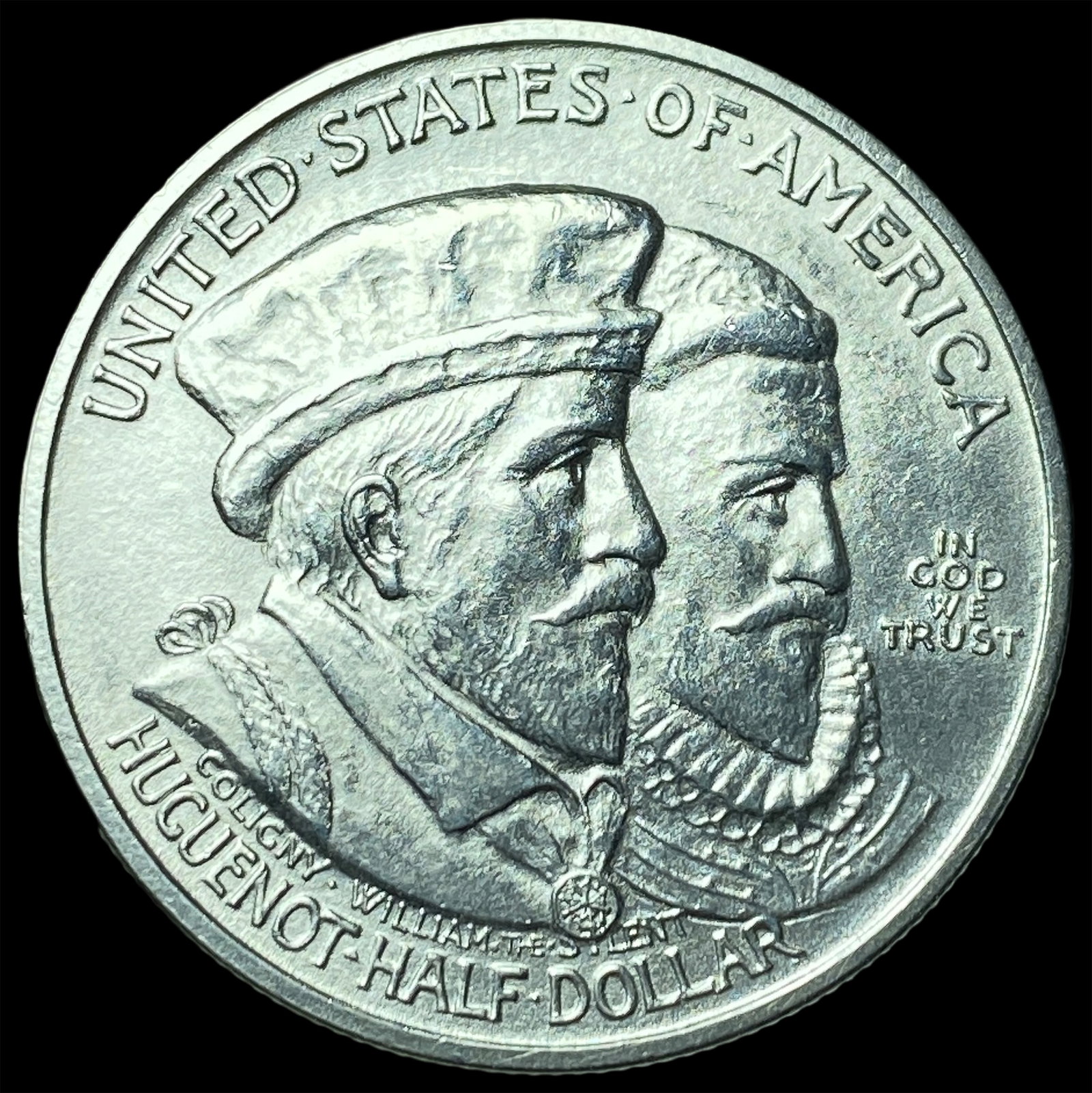 1924 Silver Huguenot-Walloon Half Dollar UNCIRCULATED: 1924 Silver Huguenot-Walloon Half Dollar UNCIRCULATED