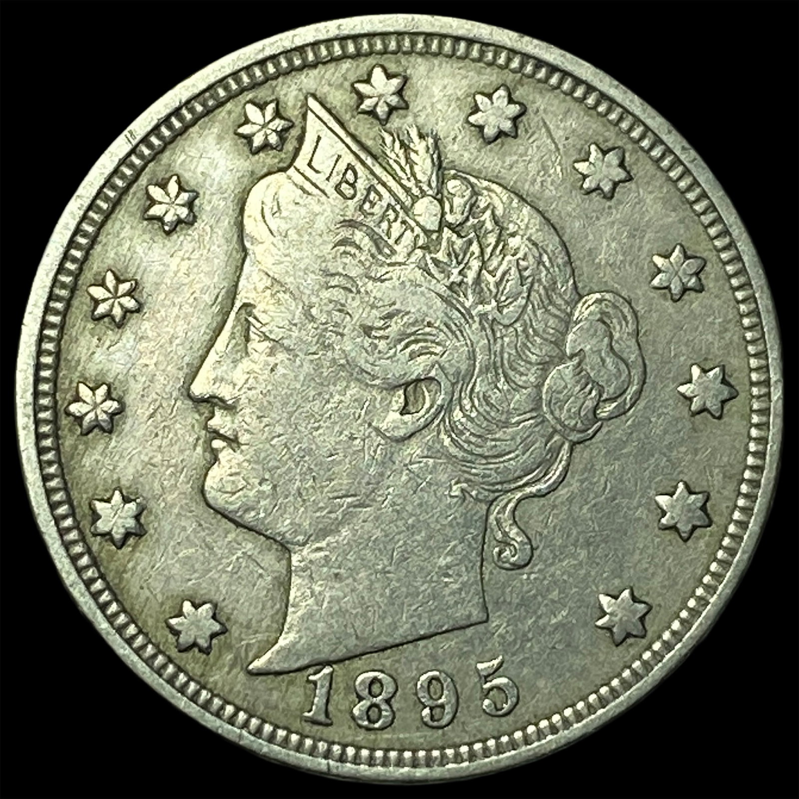 1895 Liberty Head Nickel LIGHTLY CIRCULATED: 1895 Liberty Head Nickel LIGHTLY CIRCULATED