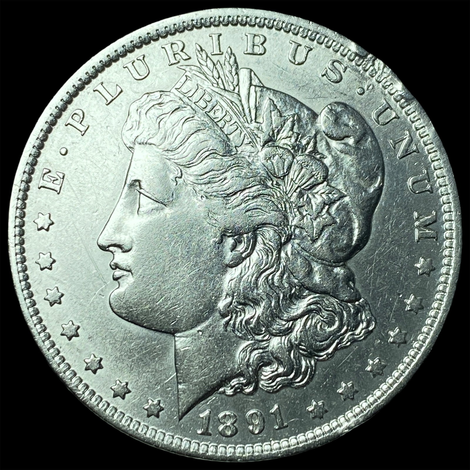1891-S Silver Morgan Dollar UNCIRCULATED: 1891-S Silver Morgan Dollar UNCIRCULATED