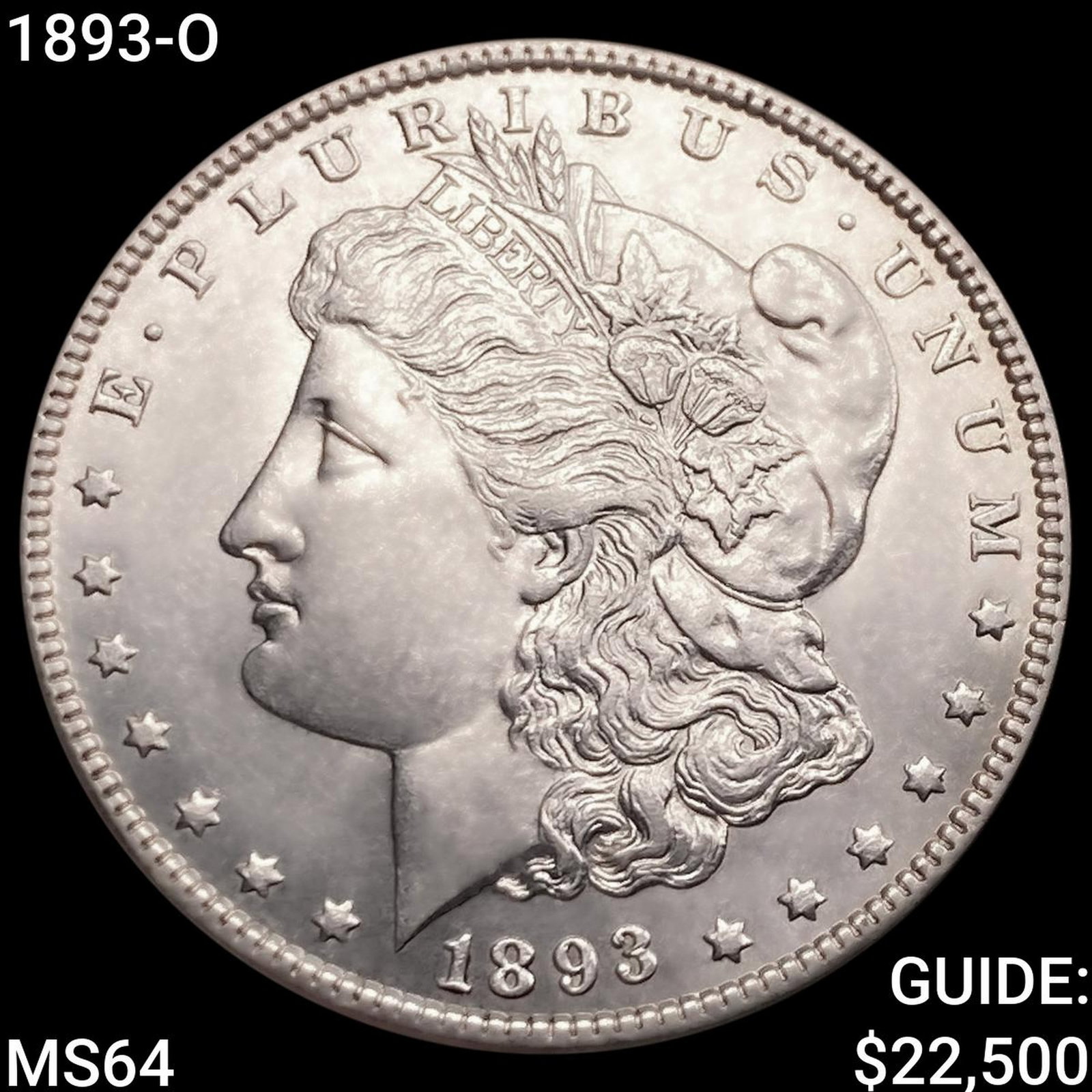 1893-O Morgan Silver Dollar CHOICE BU: 1893-O Morgan Silver Dollar CHOICE BU