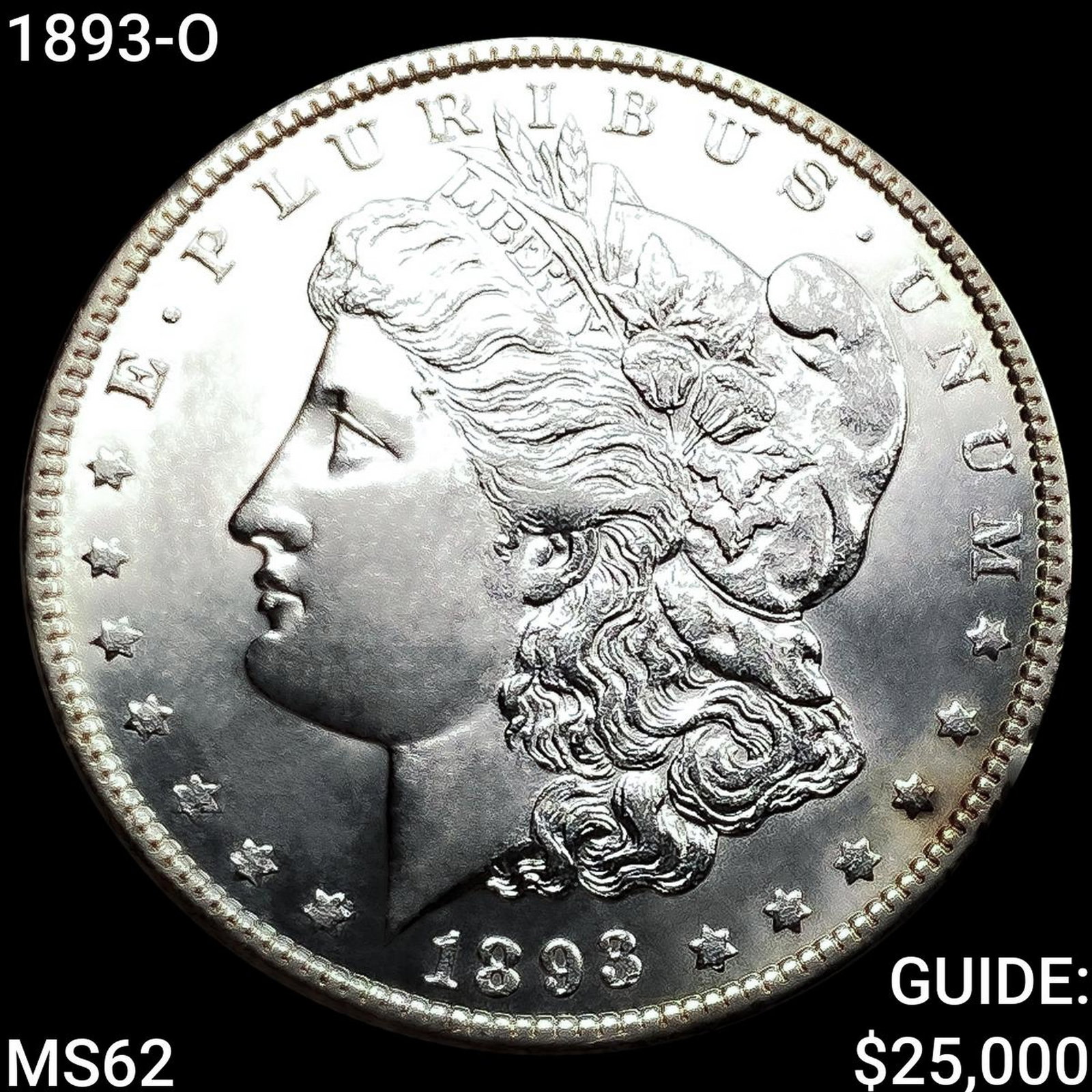 1893-O Morgan Silver Dollar UNCIRCULATED: 1893-O Morgan Silver Dollar UNCIRCULATED