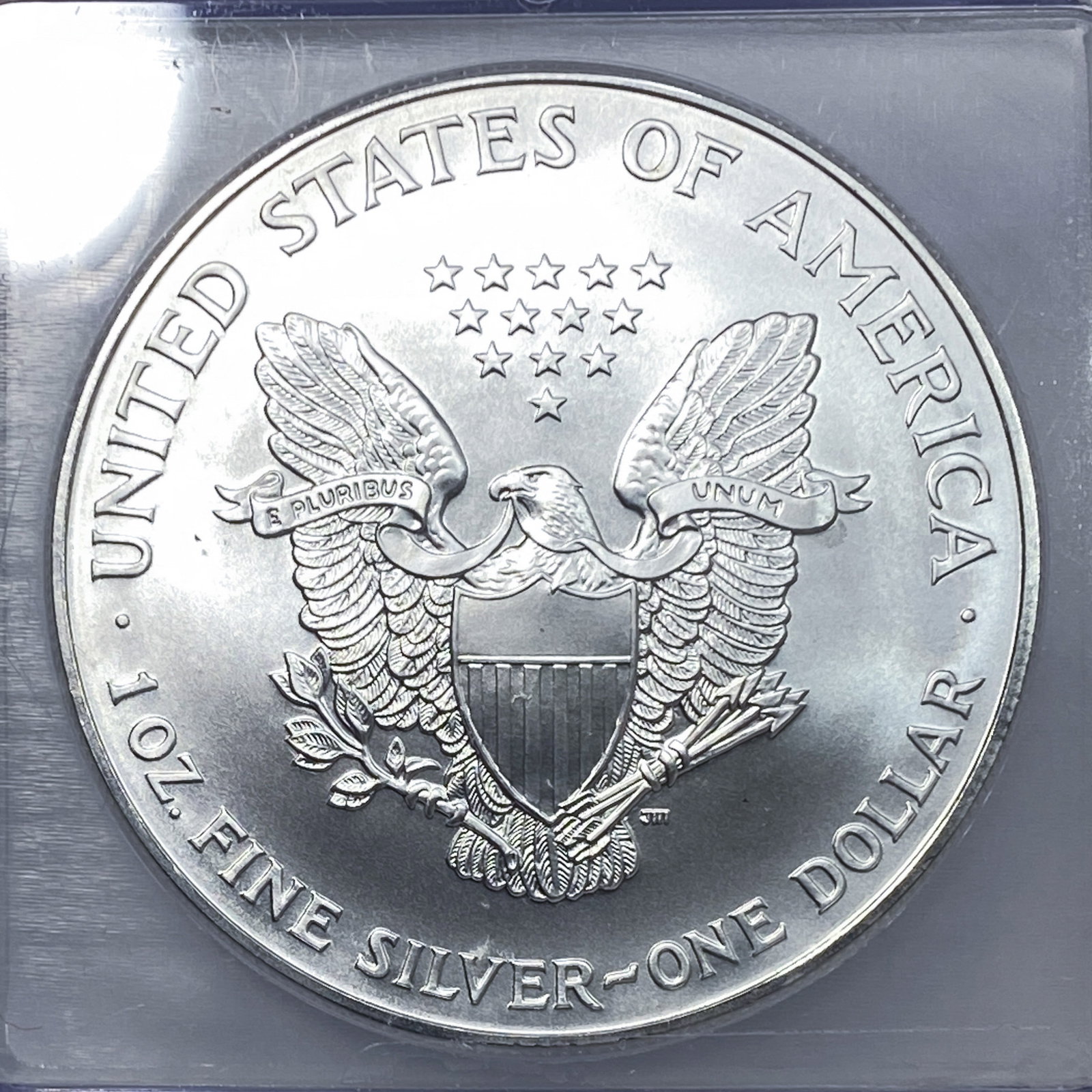 1999 Silver Eagle ICG MS70 - 4