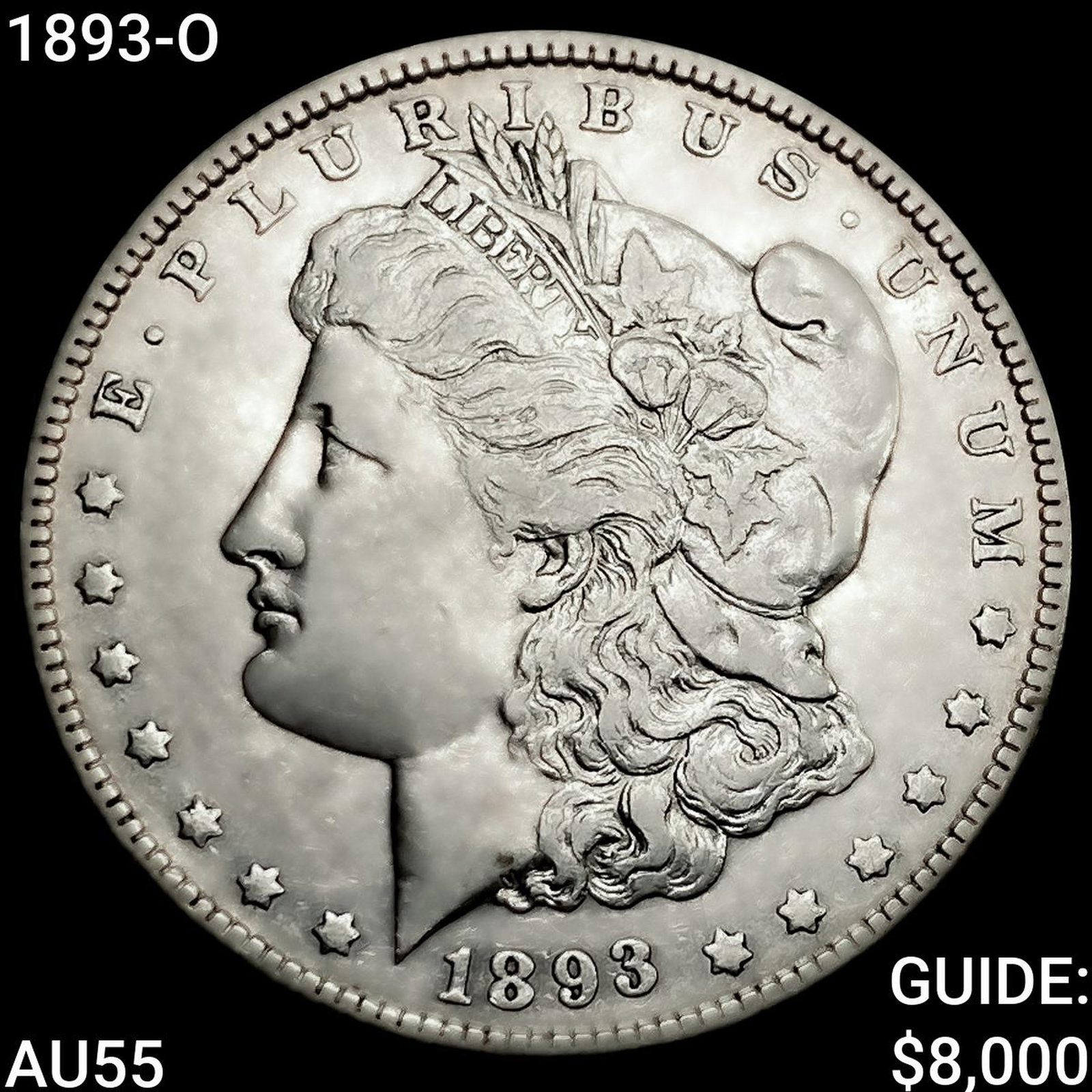 1893-O Morgan Silver Dollar HIGH GRADE: 1893-O Morgan Silver Dollar HIGH GRADE