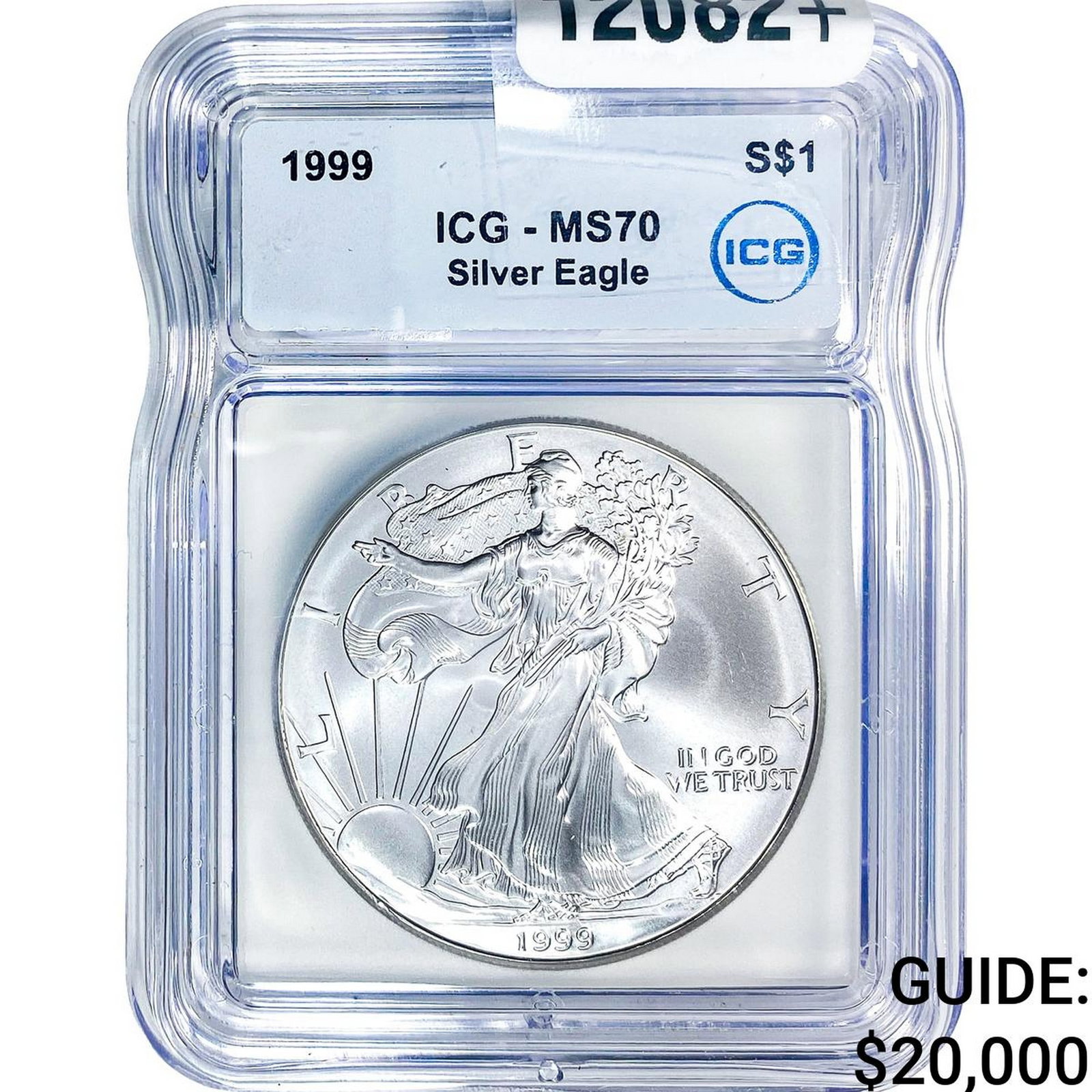 1999 Silver Eagle ICG MS70: 1999 Silver Eagle ICG MS70