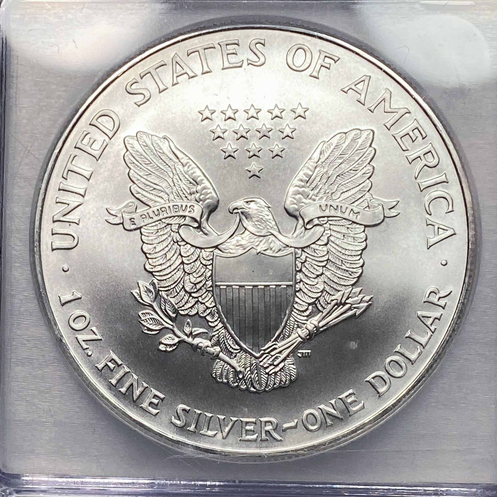 1999 Silver Eagle ICG MS70 - 4