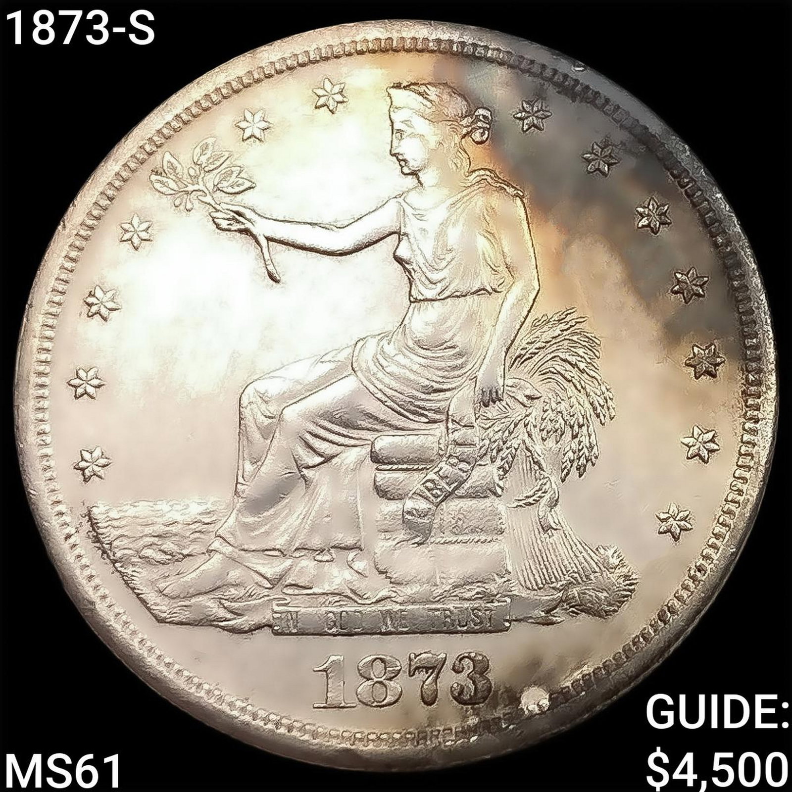 1873-S Silver Trade Dollar UNCIRCULATED: 1873-S Silver Trade Dollar UNCIRCULATED