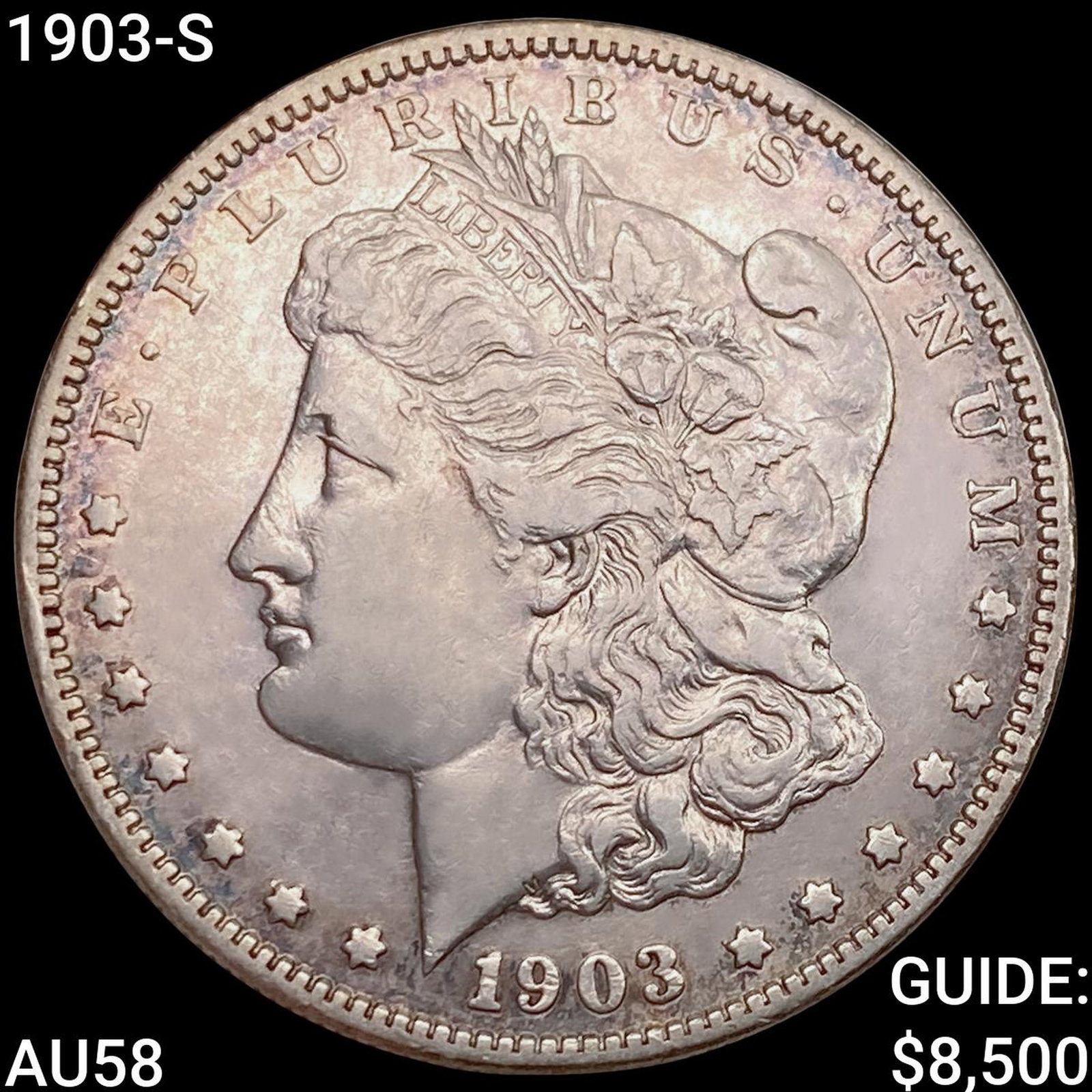 1903-S Morgan Silver Dollar CHOICE AU: 1903-S Morgan Silver Dollar CHOICE AU