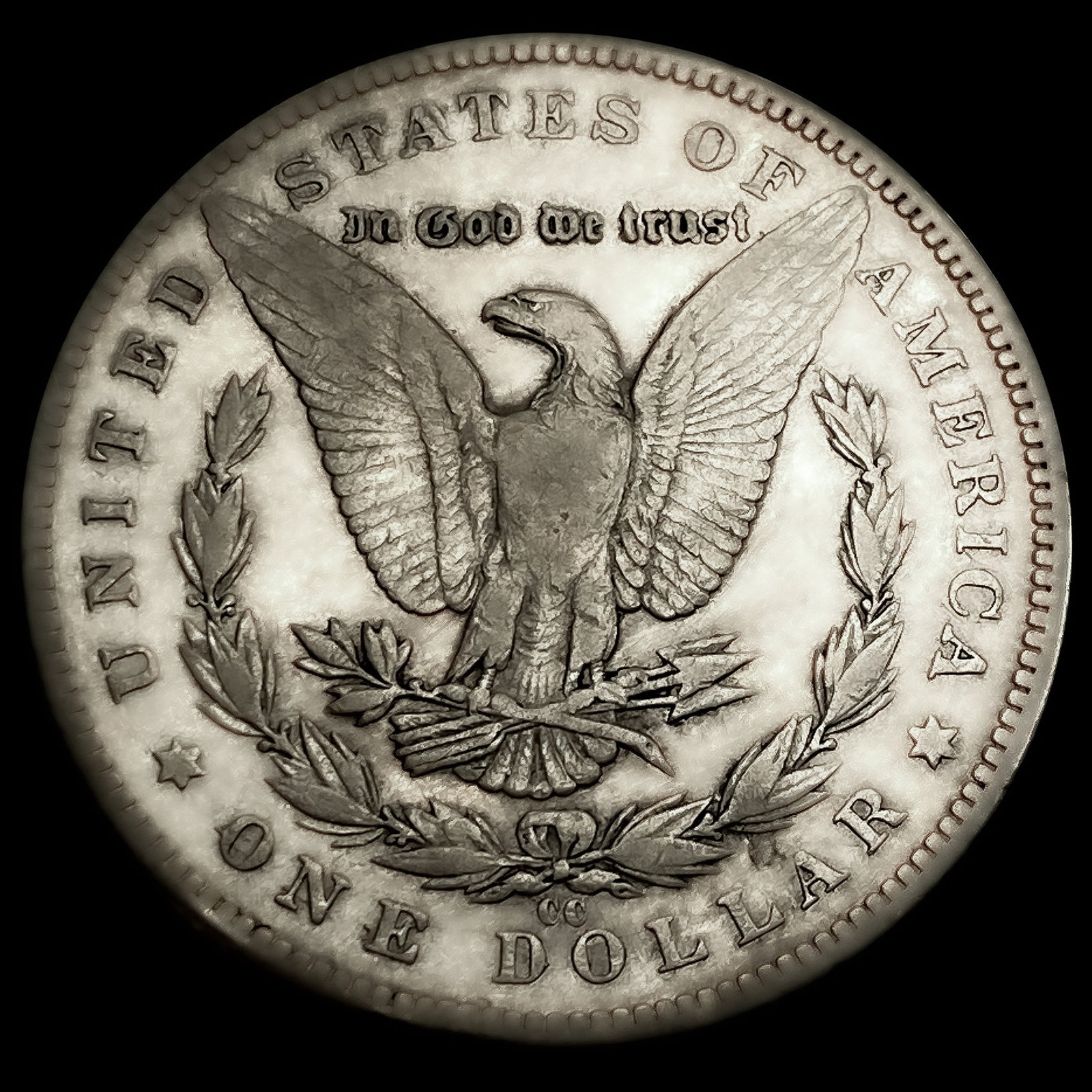 1889-CC Morgan Silver Dollar NEARLY UNCIRCULATED - 2