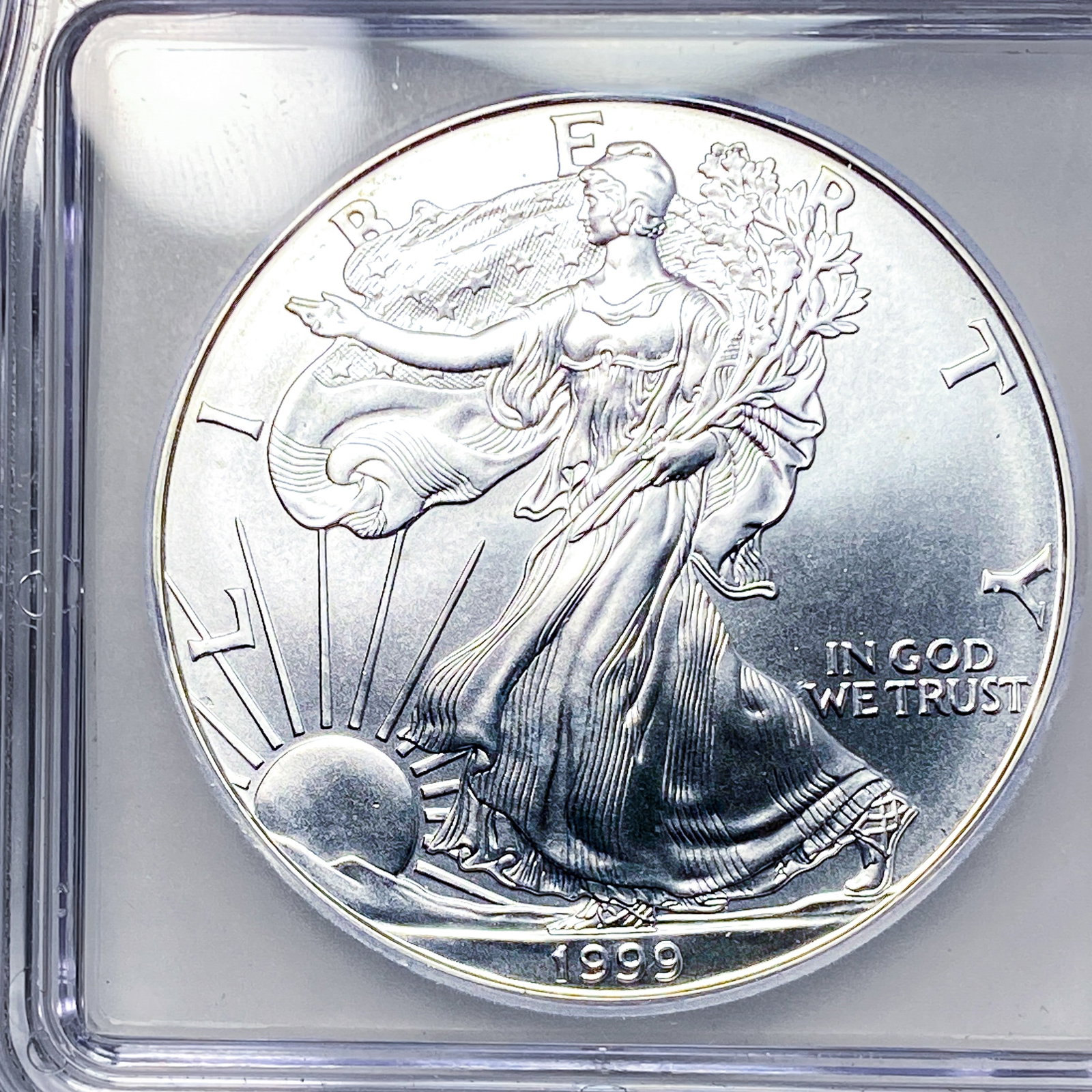 1999 Silver Eagle ICG MS70 - 3