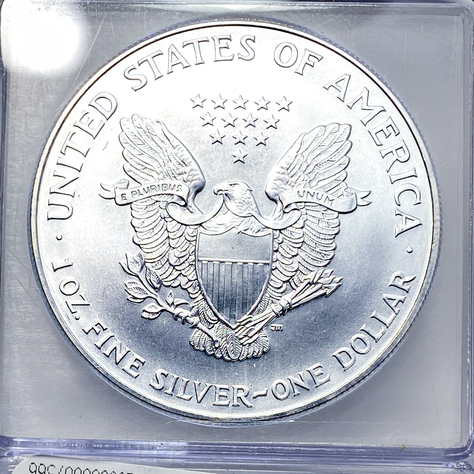 1999 Silver Eagle ICG MS70 - 4