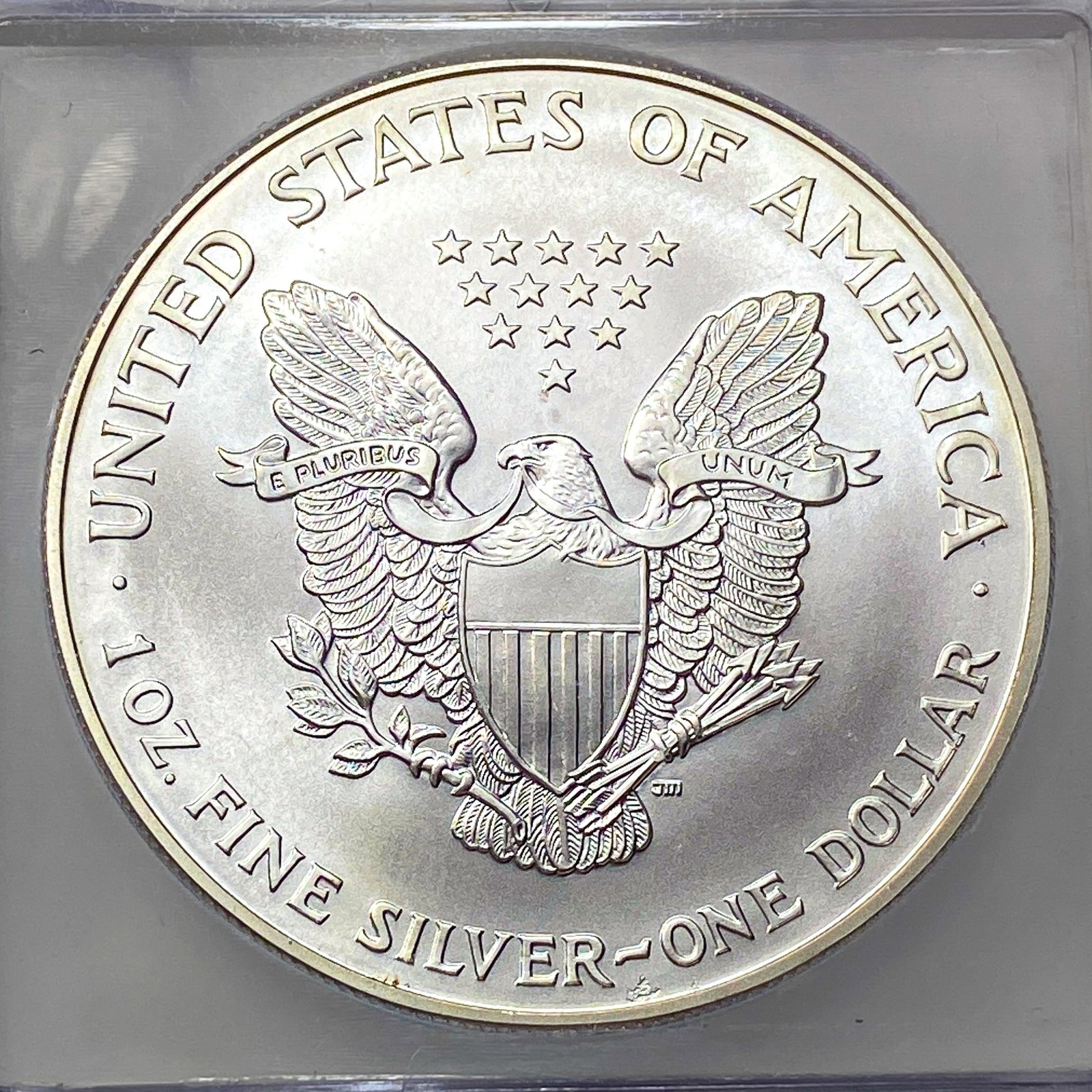 1999 Silver Eagle ICG MS70 - 4