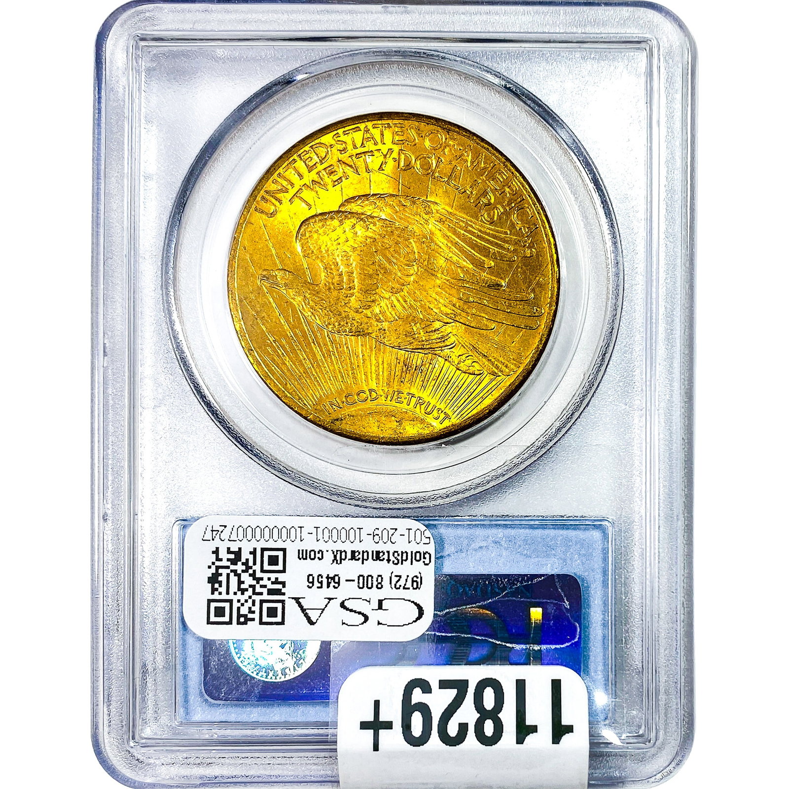 1925 $20 Gold Double Eagle PCGS MS62 - 2