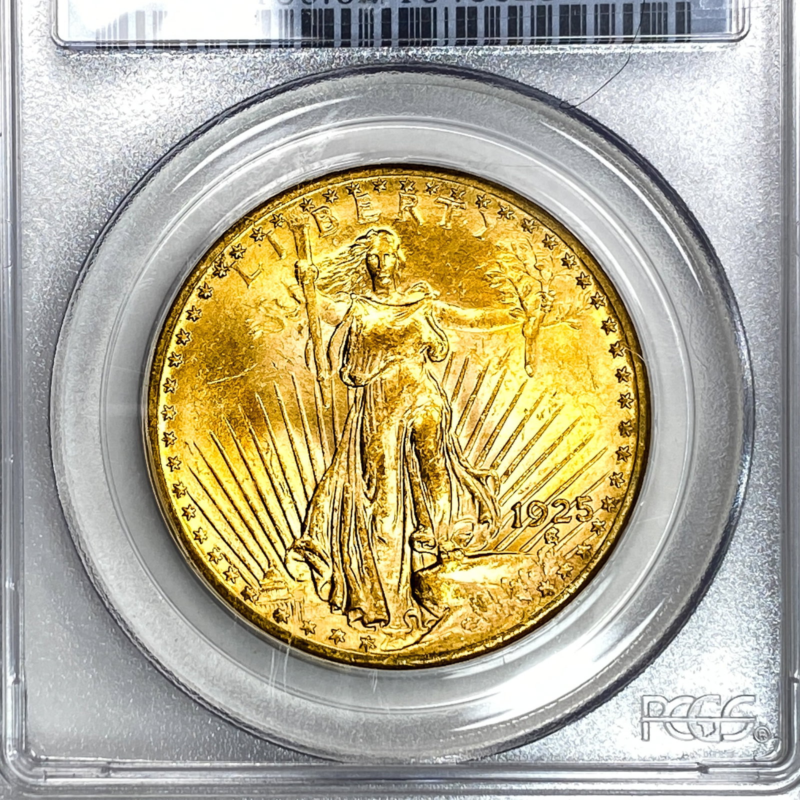 1925 $20 Gold Double Eagle PCGS MS62 - 3